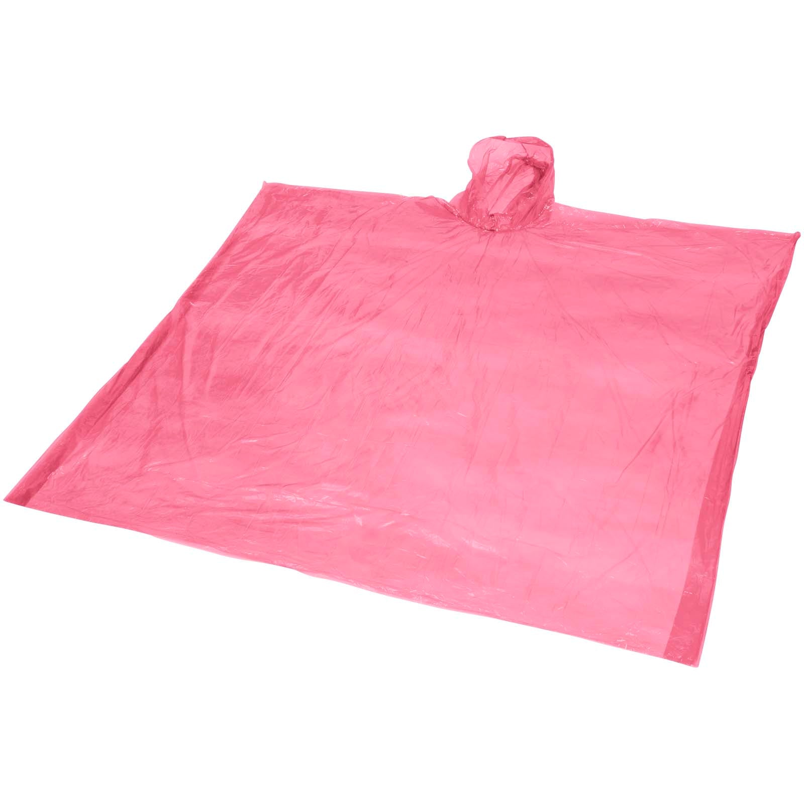 Ziva Einweg Regenponcho mit Hülle – Rot