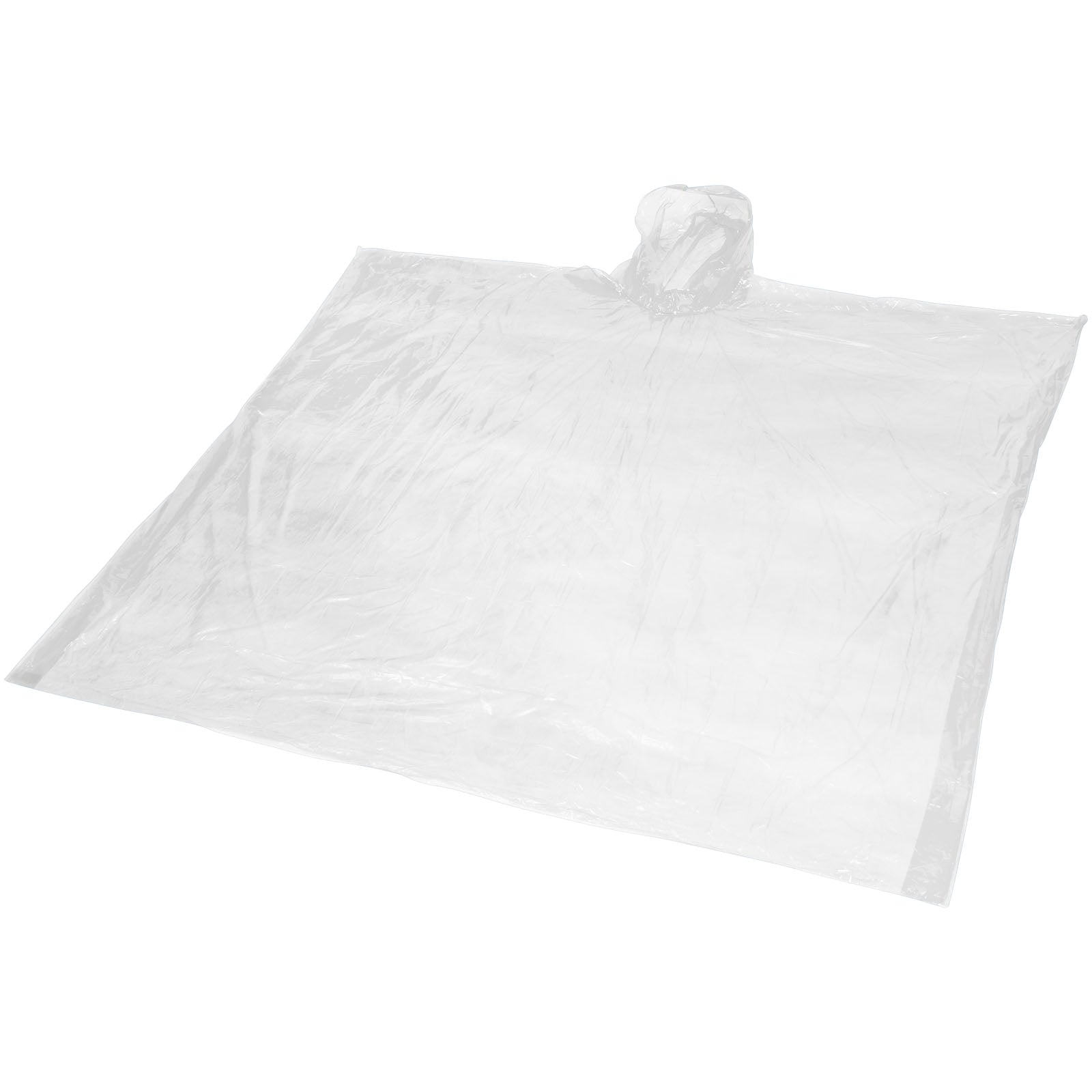 Ziva Einweg Regenponcho mit Hülle – Weiss
