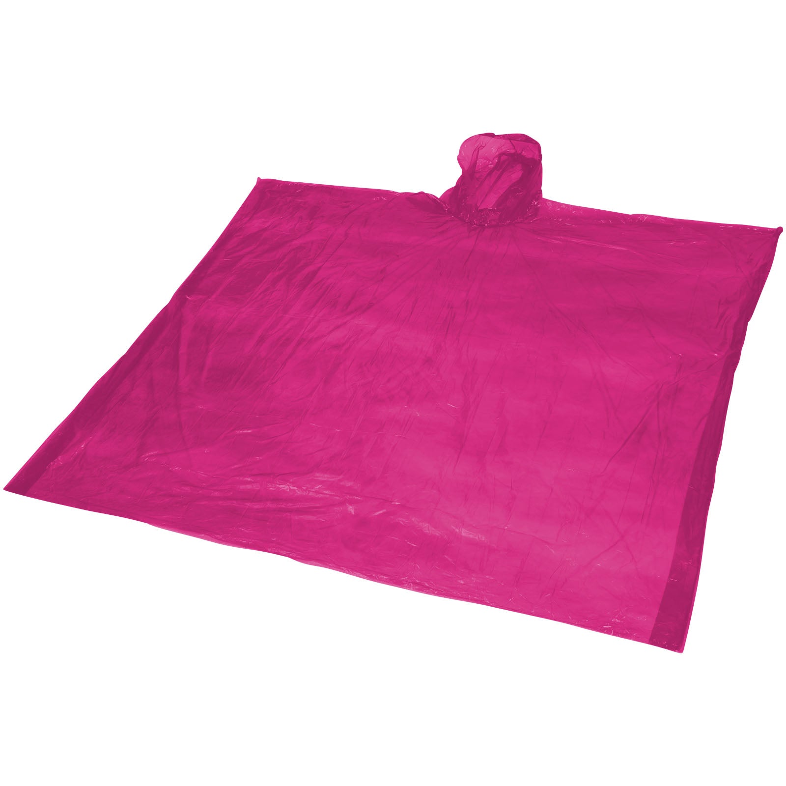 Ziva Einweg Regenponcho mit Hülle – Rosa