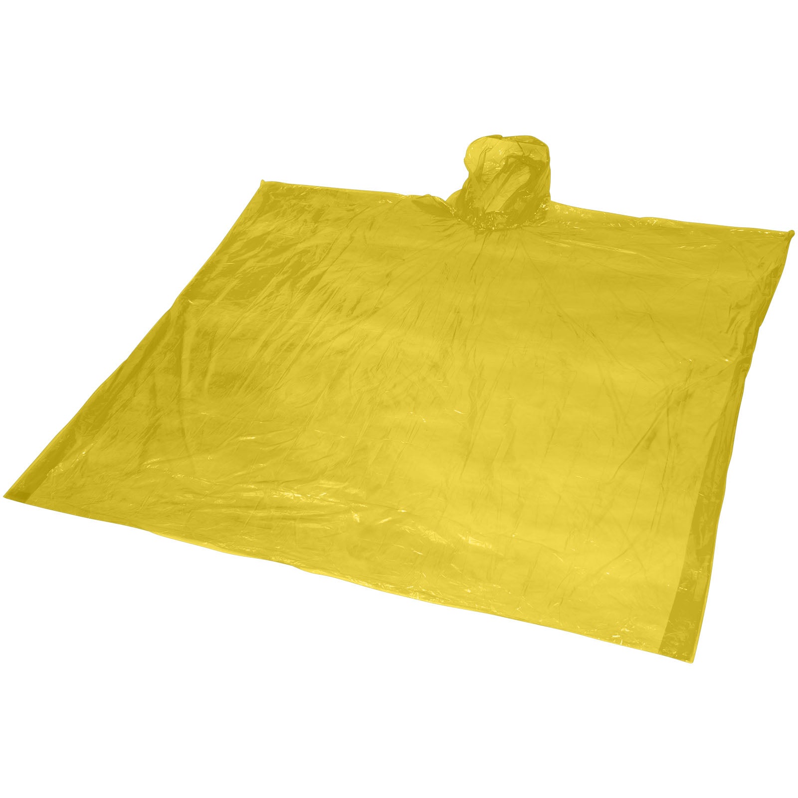 Ziva Einweg Regenponcho mit Hülle – Gelb