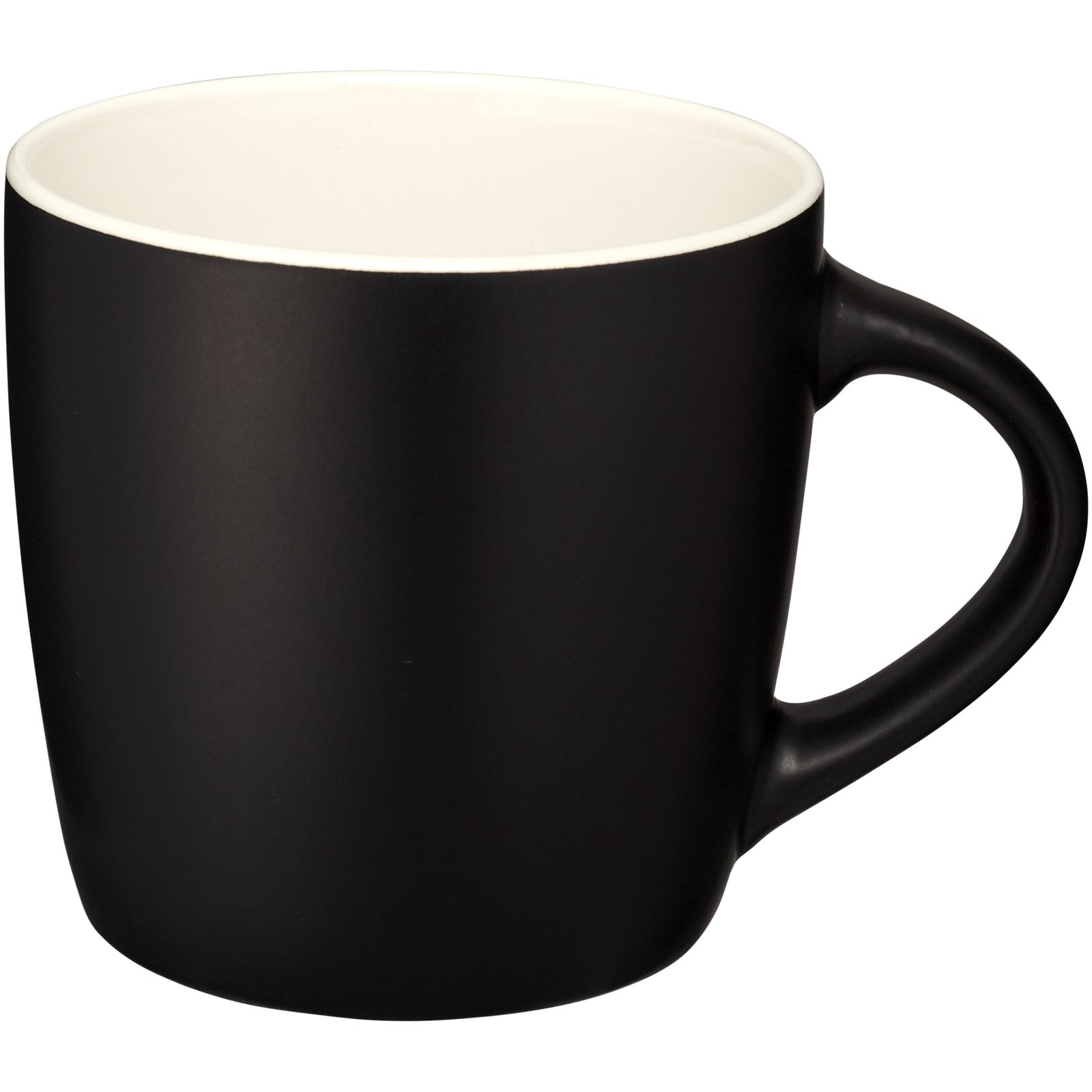 Riviera 340 ml Keramikbecher – Schwarz und Weiss