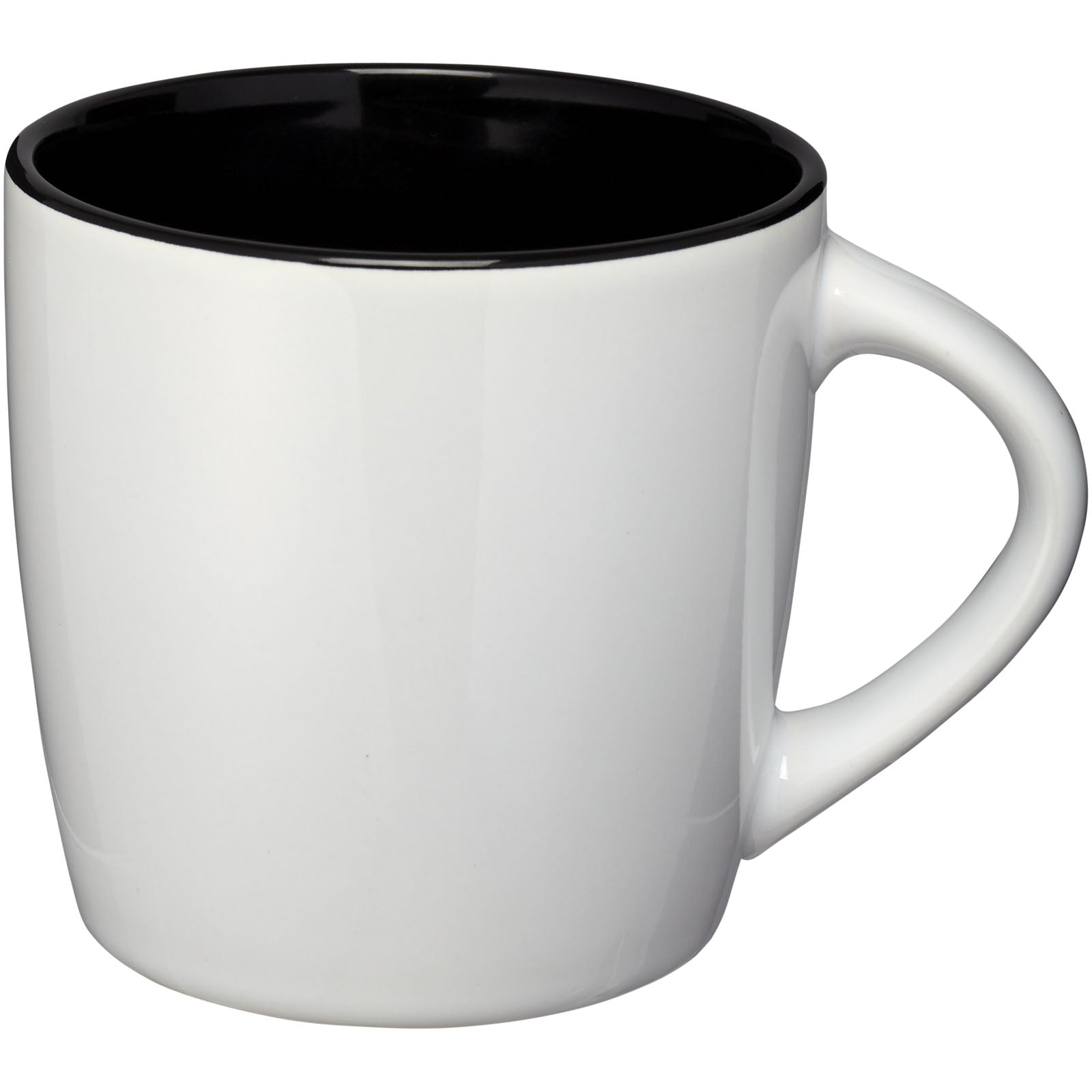 Aztec 340 ml Keramiktasse – Weiss und Schwarz