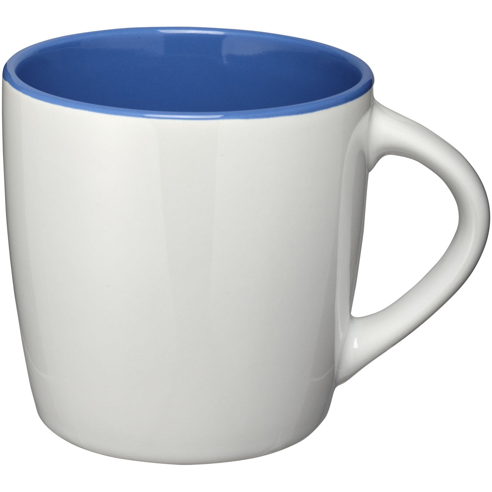 Aztec 340 ml Keramiktasse – Weiss und Royalblau