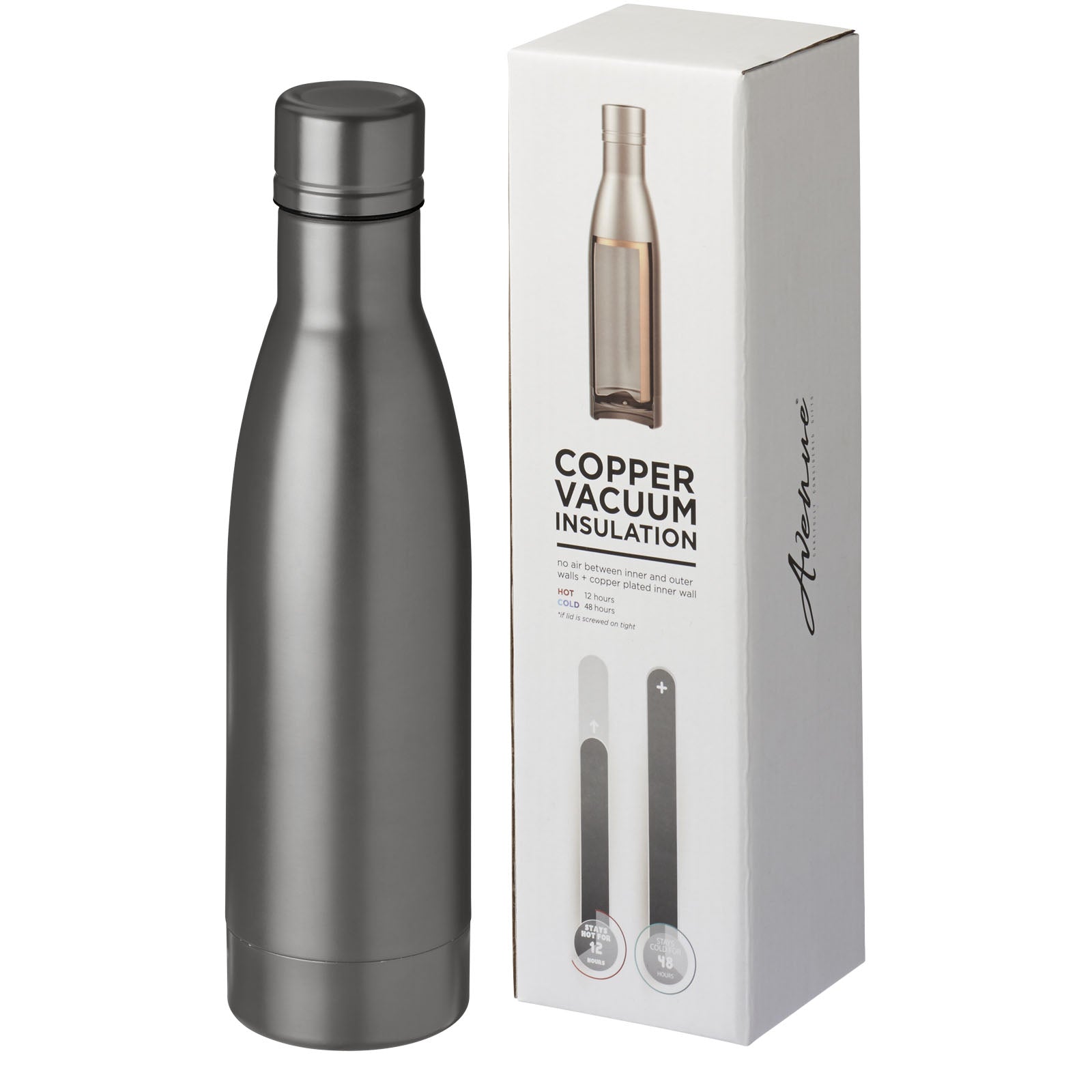 Vasa 500 ml Kupfer-Vakuum Isolierflasche – Titan