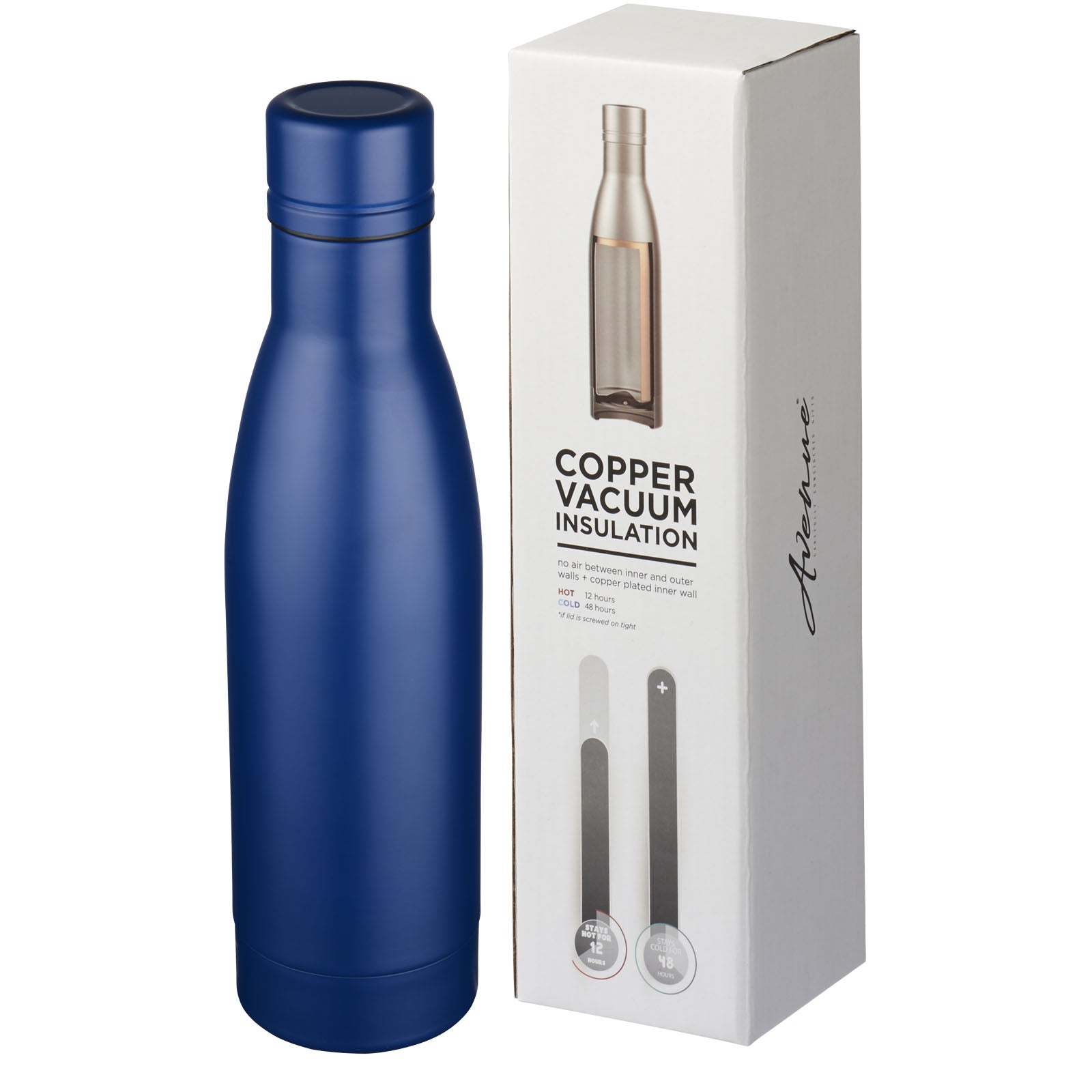 Vasa 500 ml Kupfer-Vakuum Isolierflasche – Blau