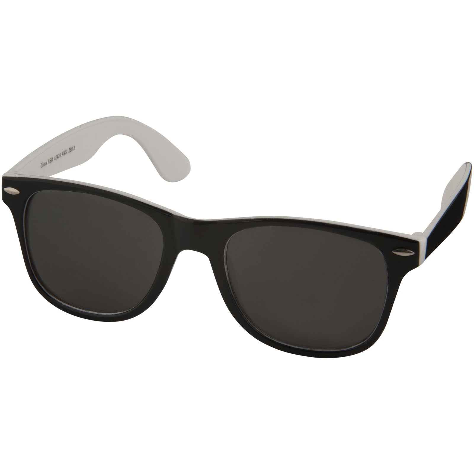 Sun Ray Sonnenbrille mit zweifarbigen Tönen – Weiss und Schwarz