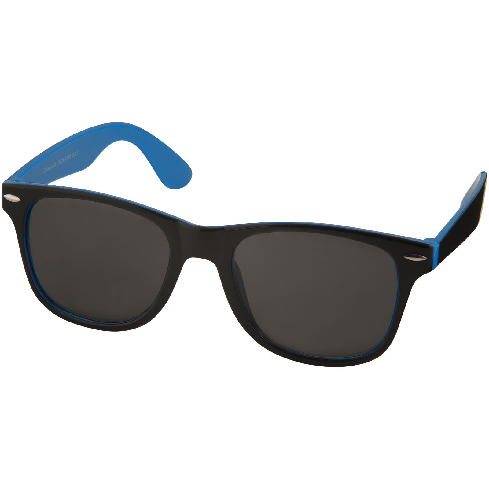 Sun Ray Sonnenbrille mit zweifarbigen Tönen – Processblau und Schwarz