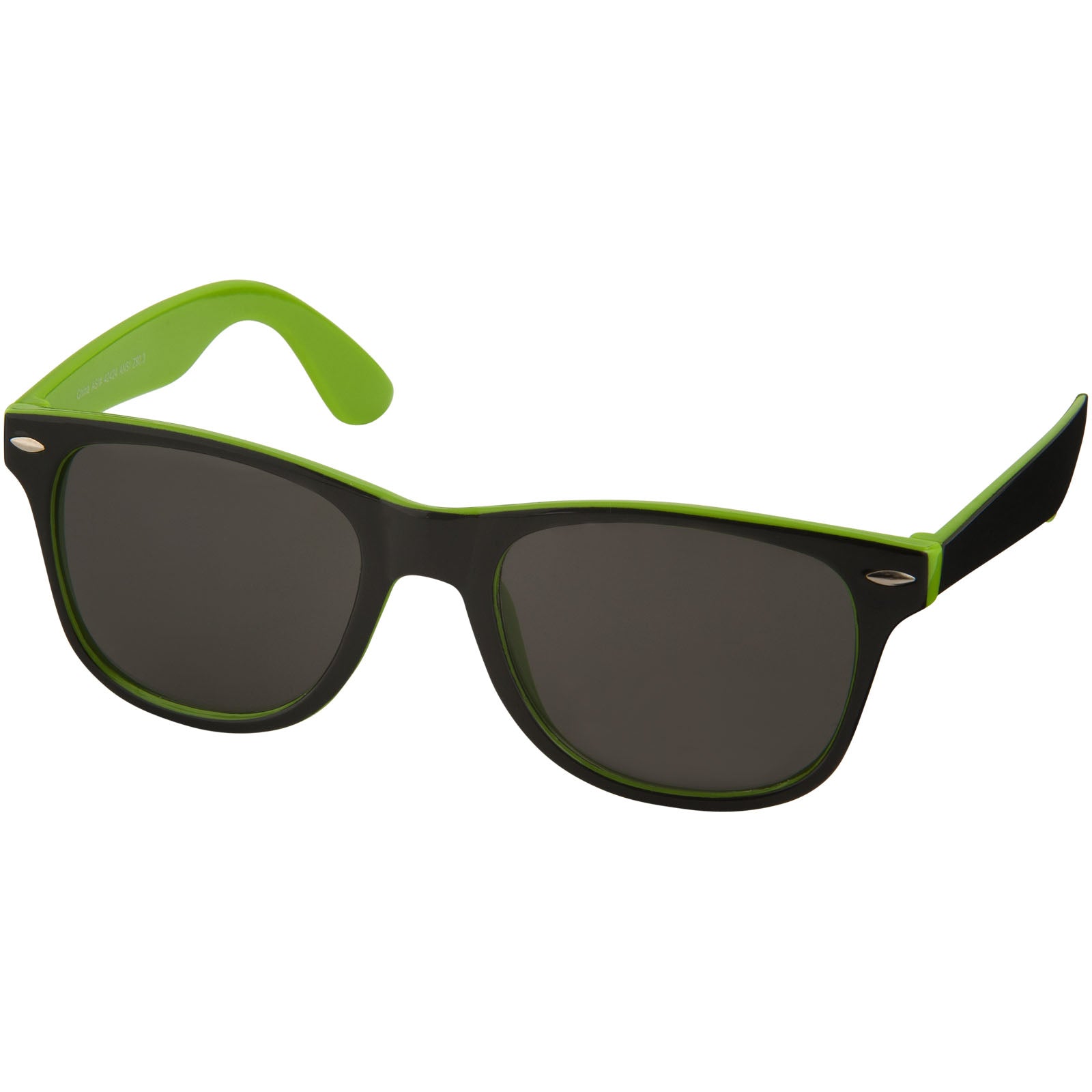 Sun Ray Sonnenbrille mit zweifarbigen Tönen – Limone und Schwarz