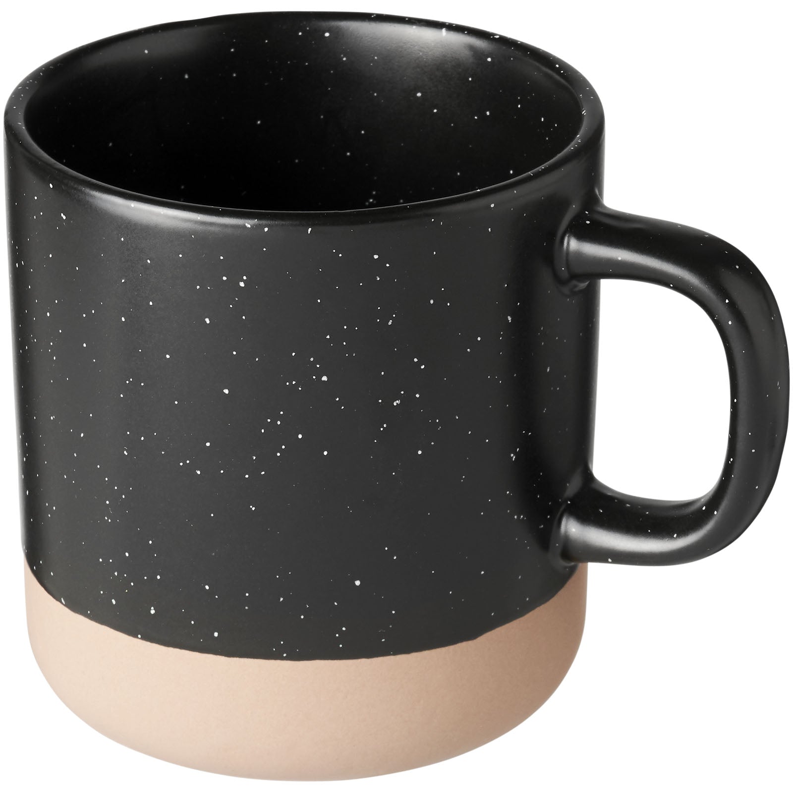 Pascal 360 ml Keramikbecher – Schwarz