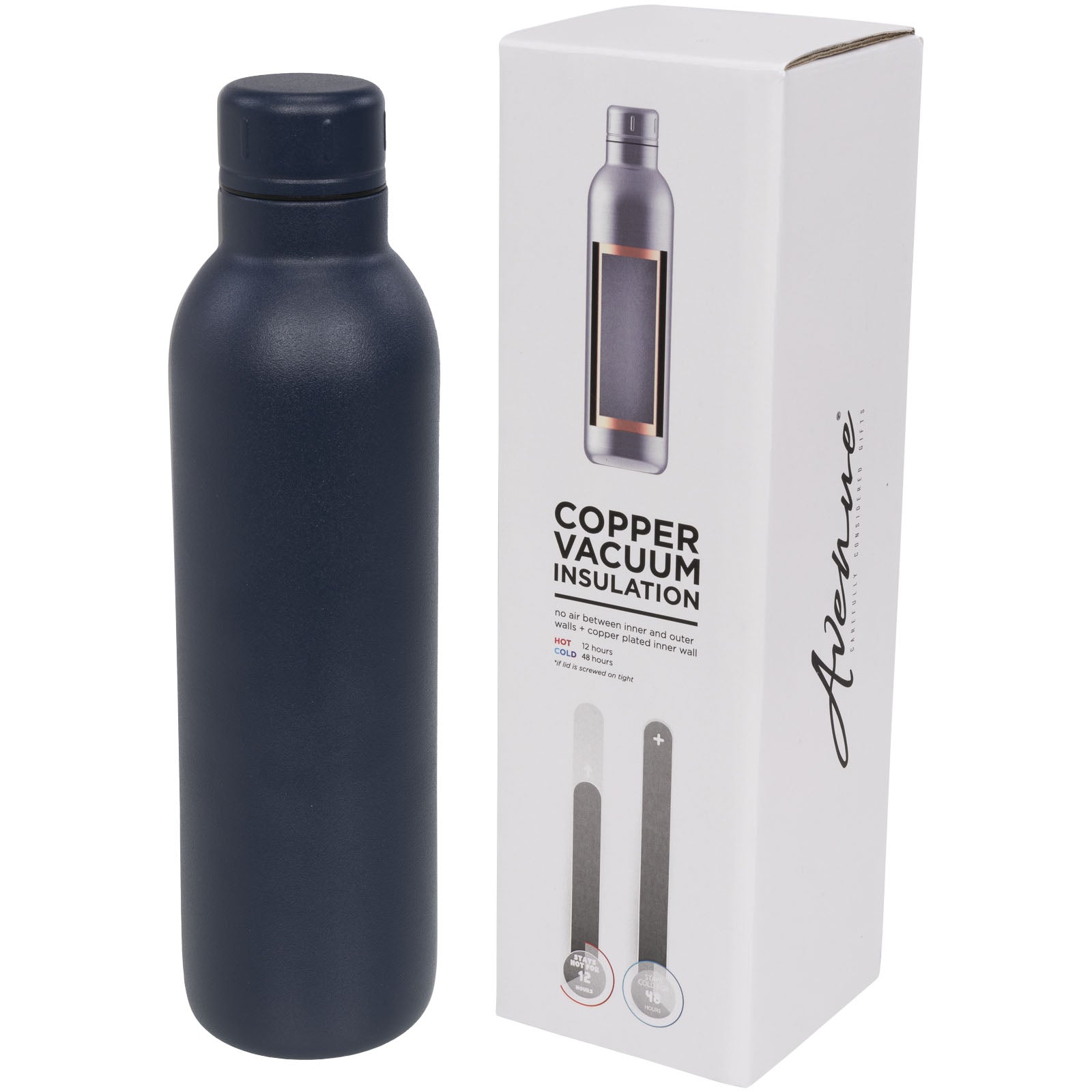 Odin 510 ml Kupfer-Vakuum Isolierflasche – Blau
