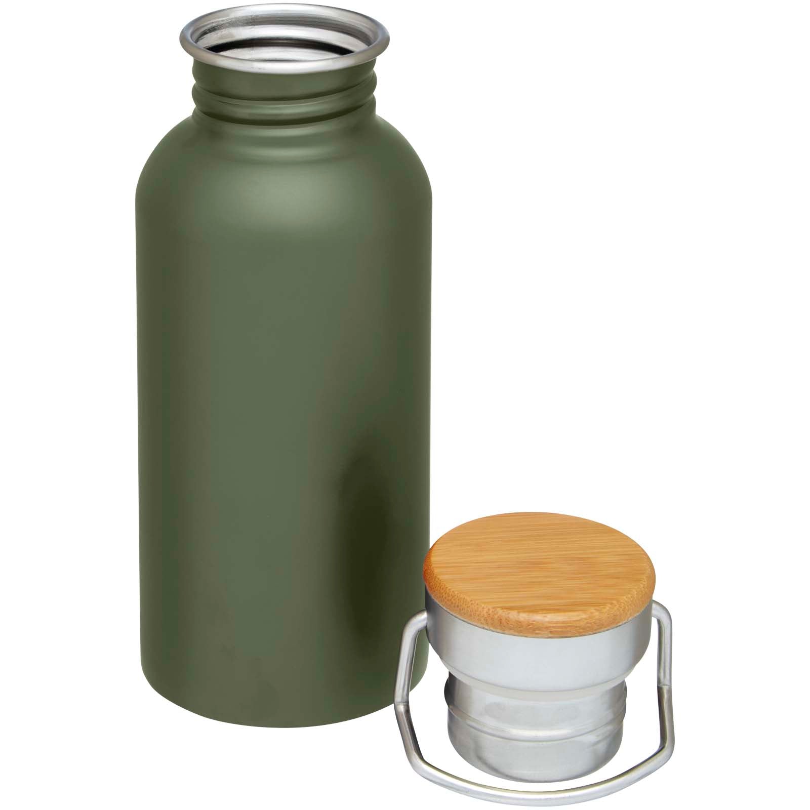 Thor 550 ml einwandige Trinkflasche aus recyceltem Edelstahl
