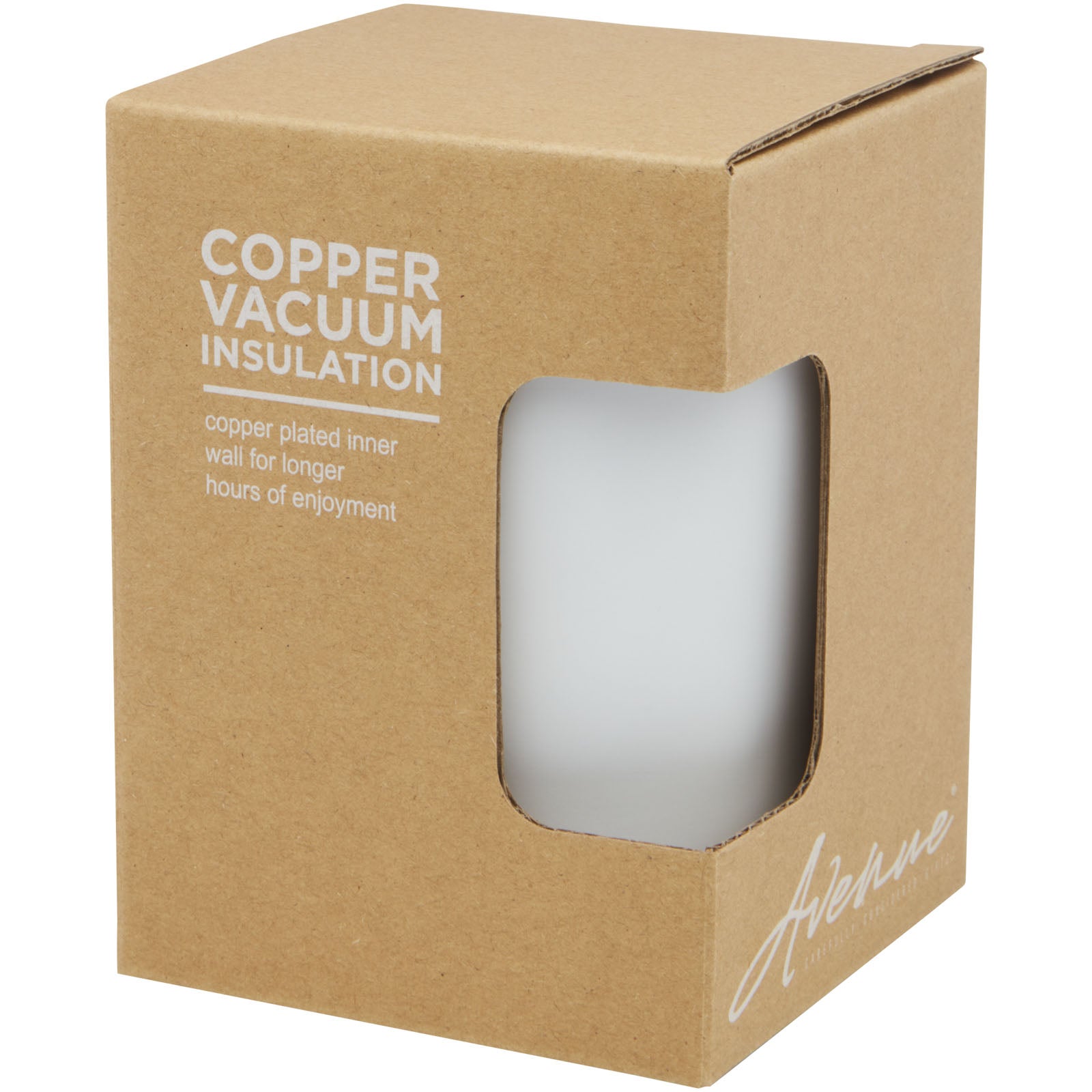 Lagan 330 ml Kupfer-Vakuum Isolierbecher mit Bambusdeckel