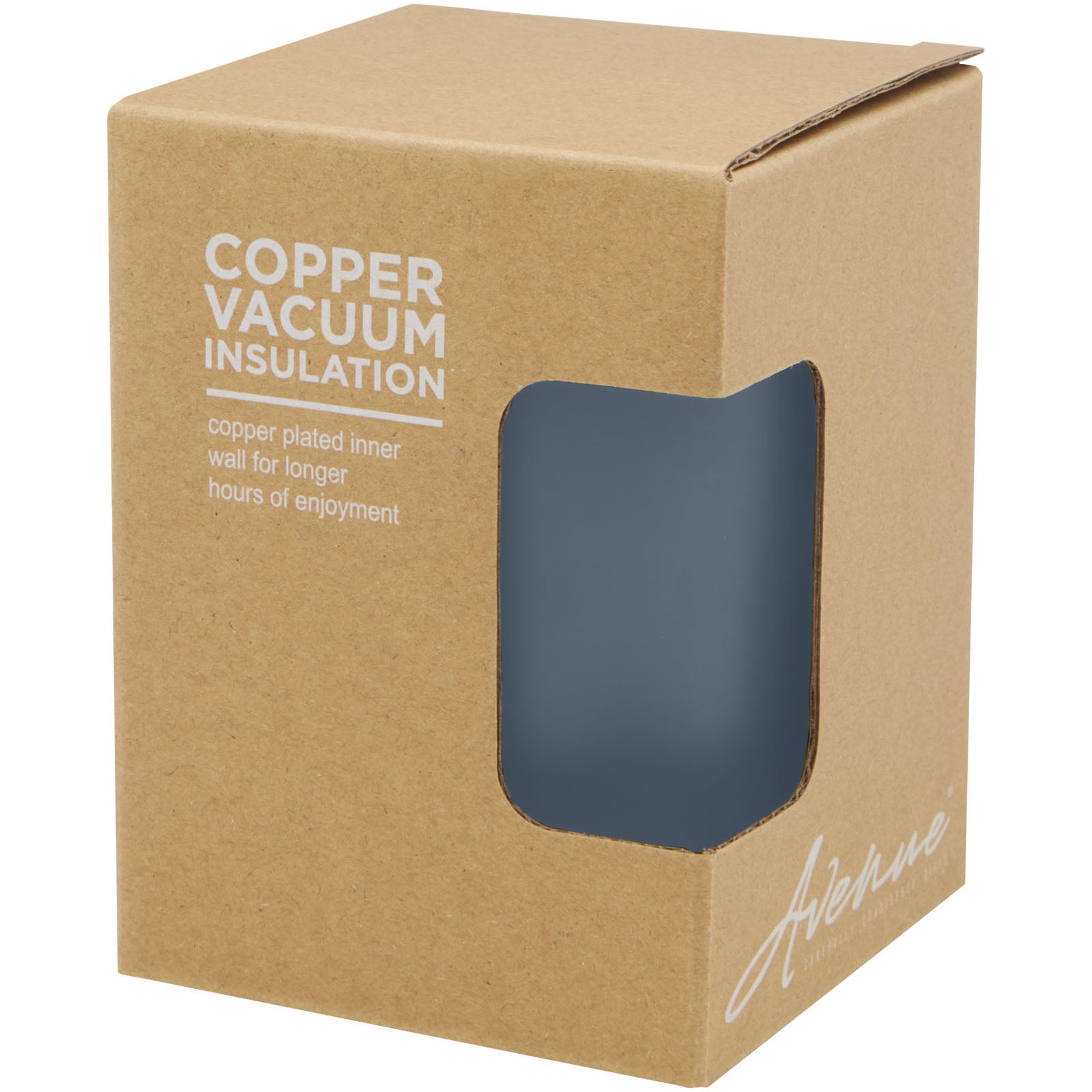 Lagan 330 ml Kupfer-Vakuum Isolierbecher mit Bambusdeckel