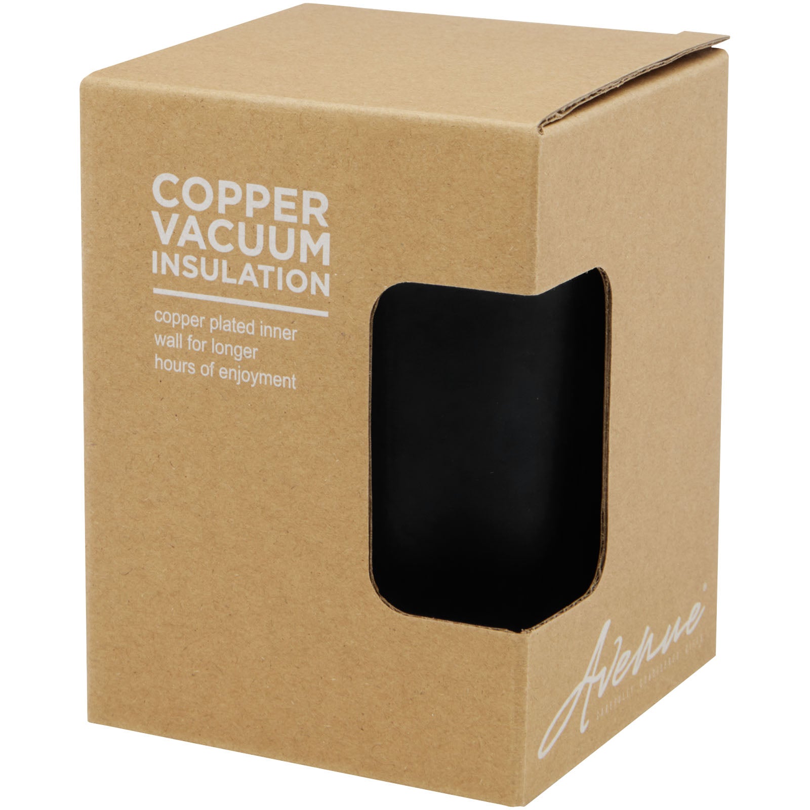 Lagan 330 ml Kupfer-Vakuum Isolierbecher mit Bambusdeckel