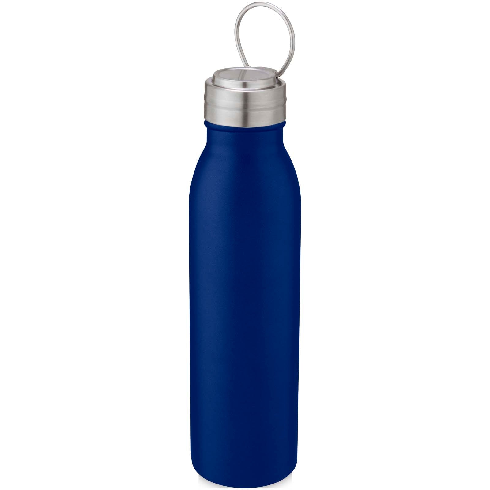 Harper 700 ml Sportflasche aus Edelstahl mit Metallschlaufe – Mittelblau
