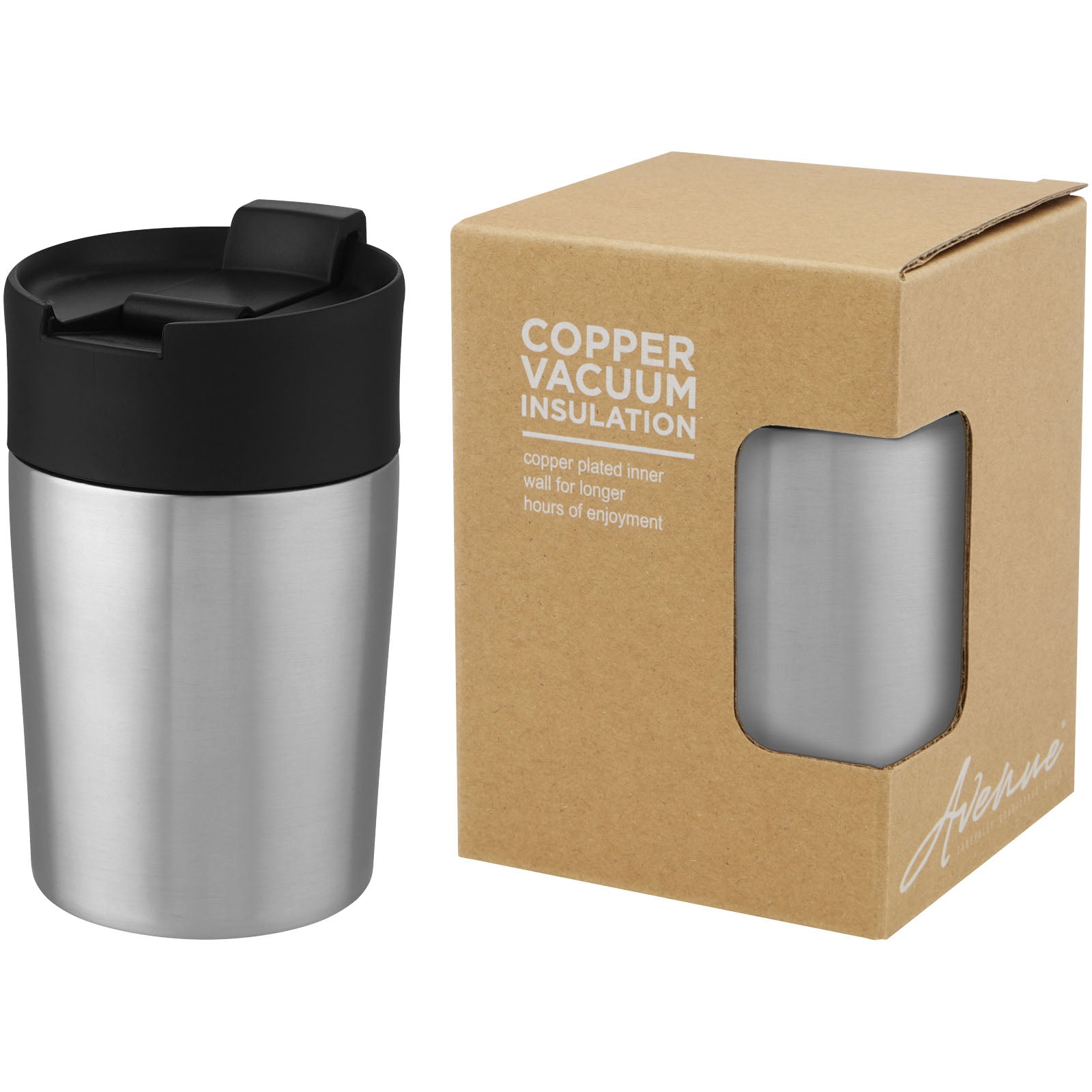 Jetta 180 ml Kupfer-Vakuum Isolierbecher – Silber