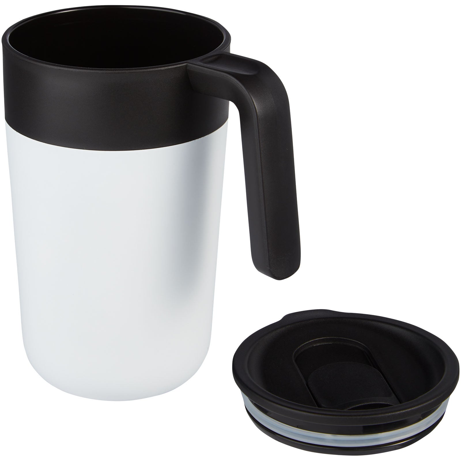 Nordia 400 ml doppelwandiger Becher aus Recyclingmaterial
