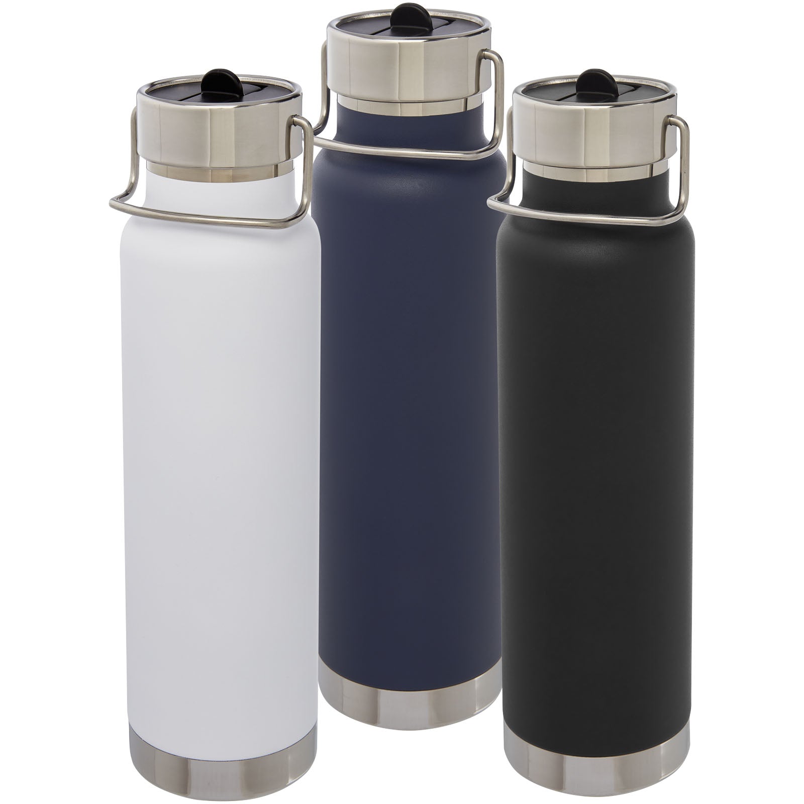 Thor 750 ml Kupfer-Vakuum Sportflasche mit Trinkhalm