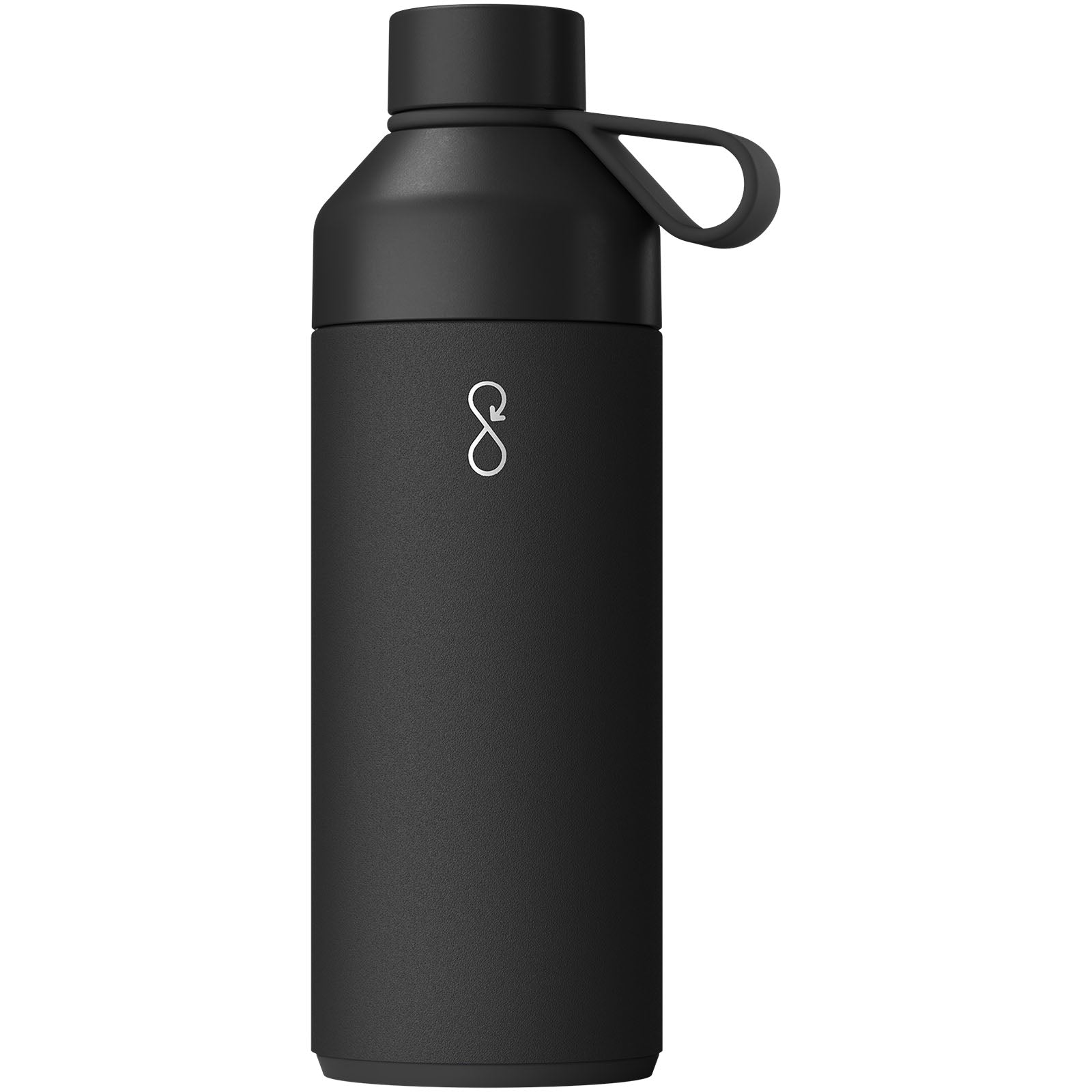 Big Ocean Bottle 1 L vakuumisolierte Flasche – Obsidian-schwarz