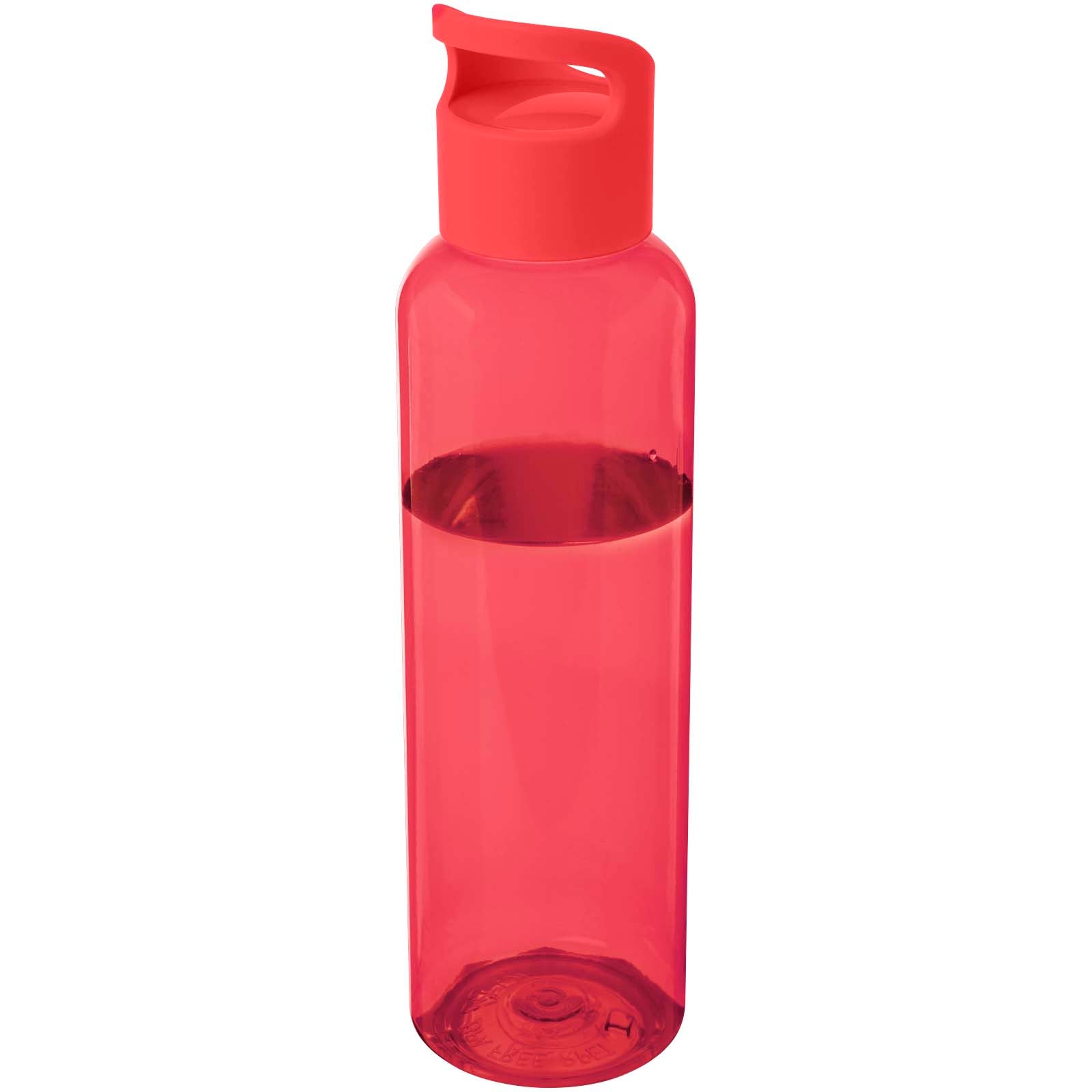 Sky  650 ml Sportflasche aus recyceltem Kunststoff – Rot