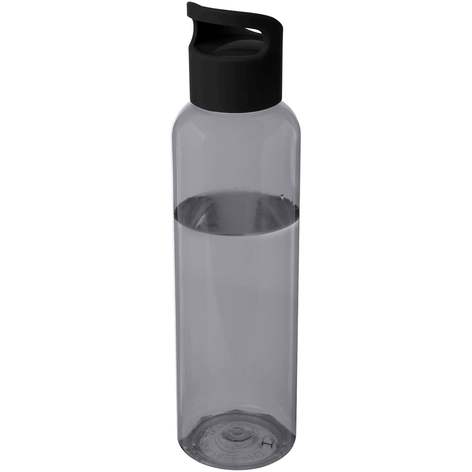 Sky  650 ml Sportflasche aus recyceltem Kunststoff – Schwarz