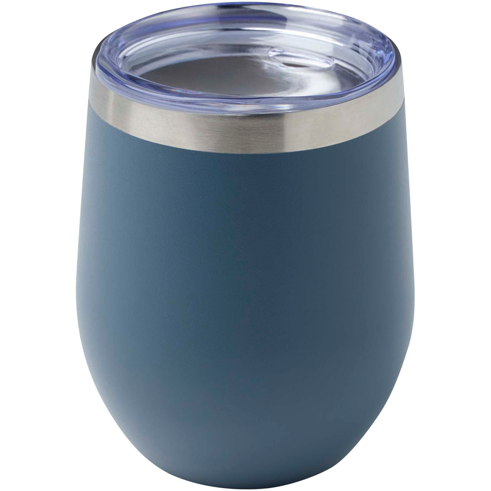 Corzo 350 ml RCS-zertifizierter Kupfer-Vakuum Isolierbecher aus recyceltem Edelstahl – Hale Blau