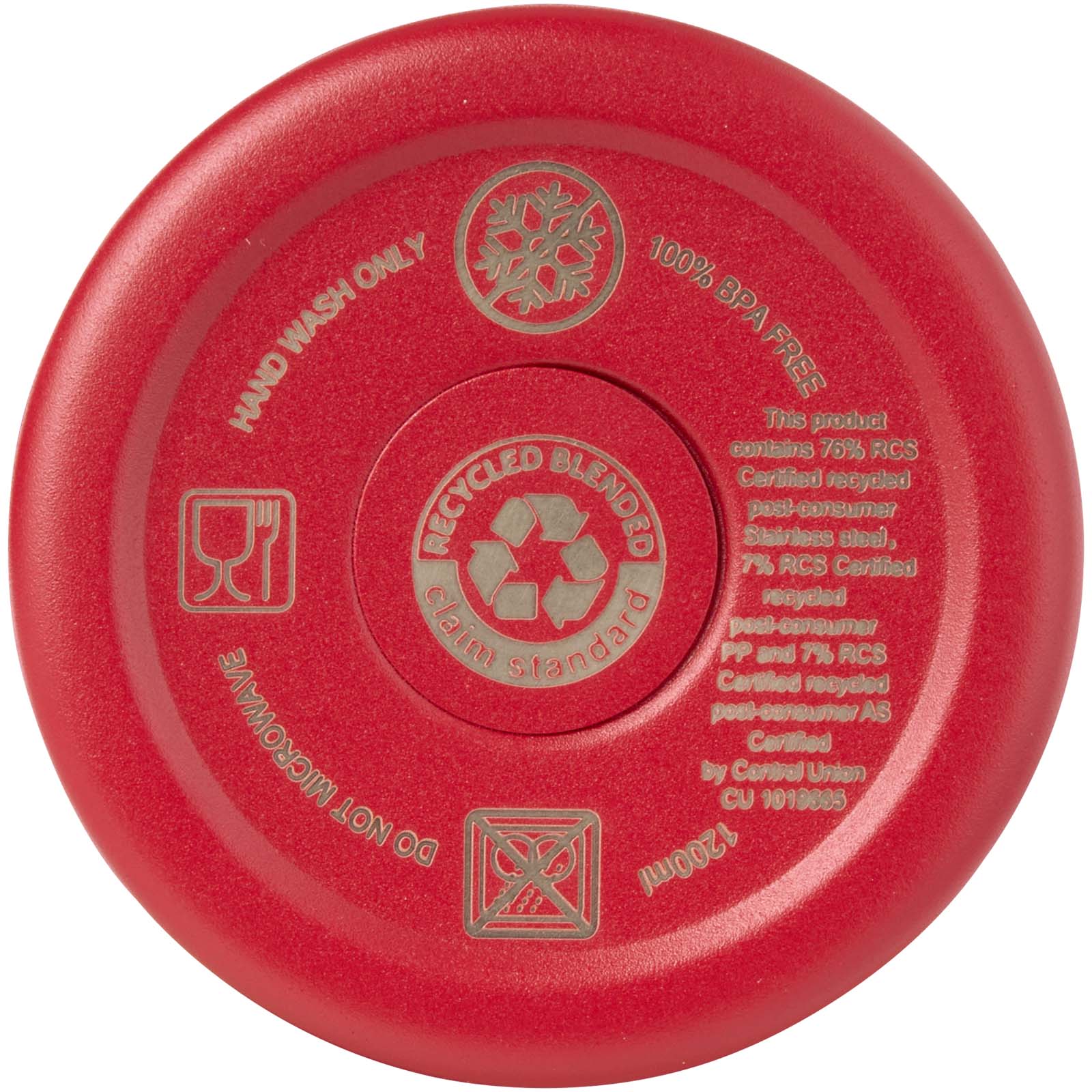 Sydney 1200 ml doppelwandiger RCS-zertifizierter Kupfer-Vakuum Isolierbecher mit Strohhalm
