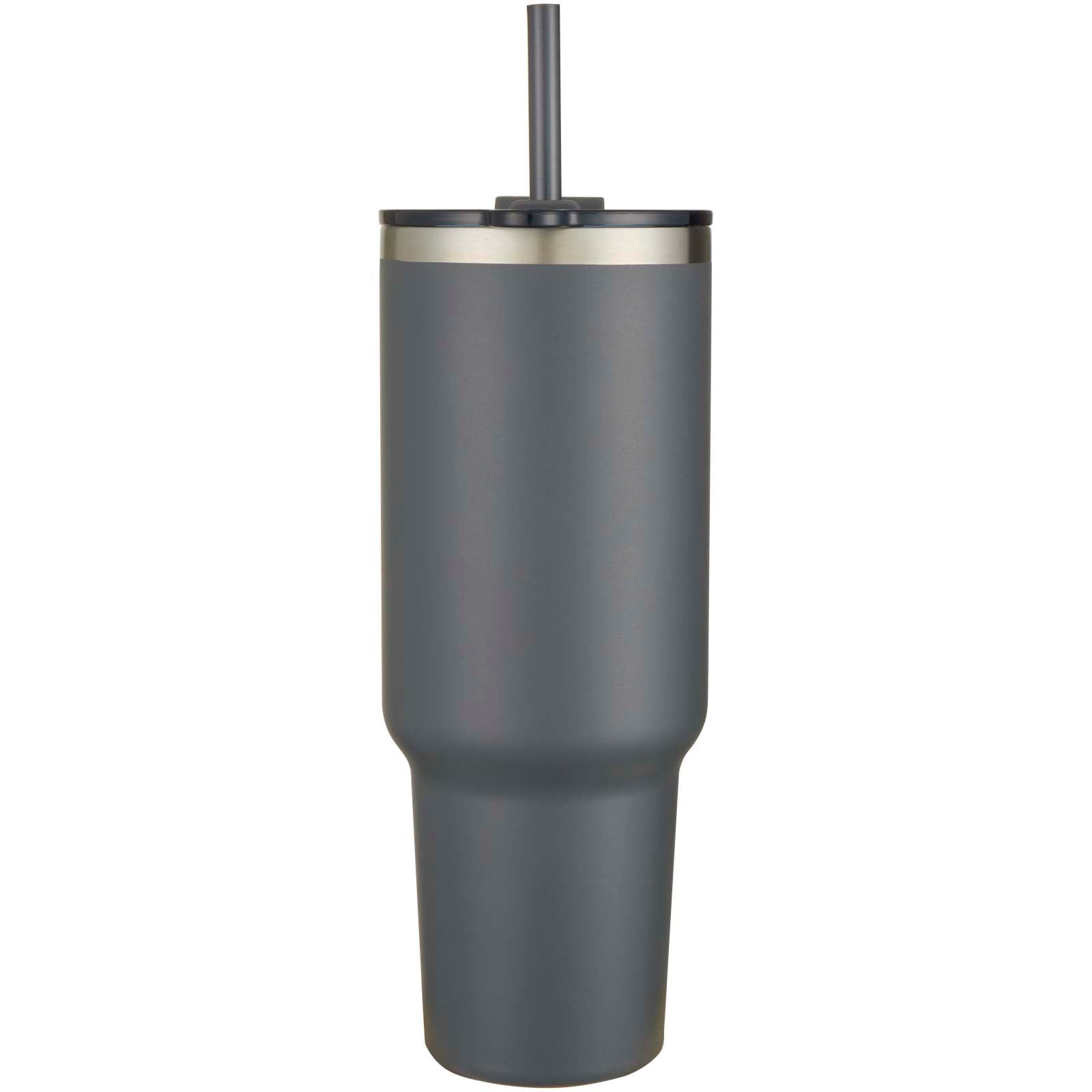 Sydney 1200 ml doppelwandiger RCS-zertifizierter Kupfer-Vakuum Isolierbecher mit Strohhalm