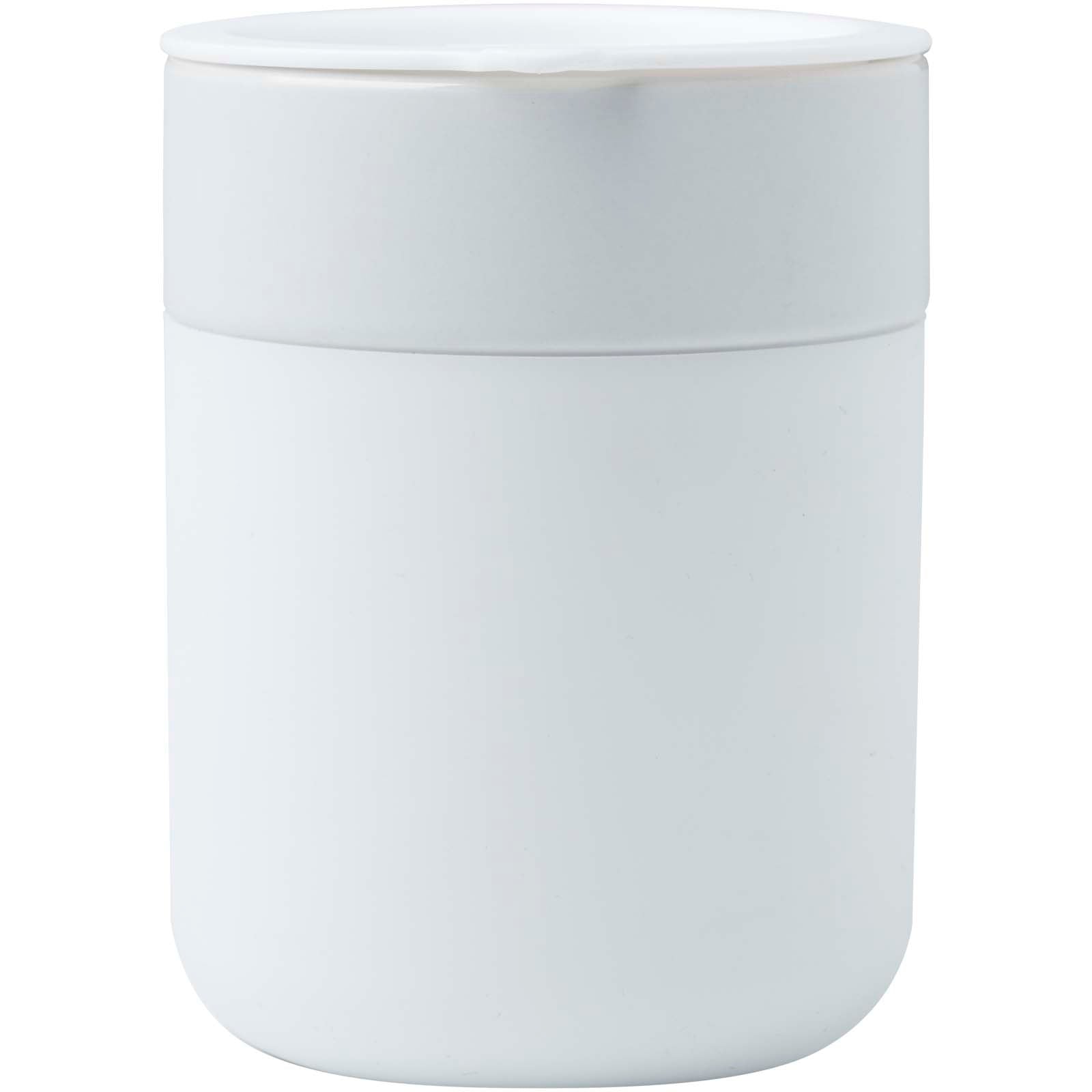 Java 330 ml Keramikbecher mit Silikonhülle und Kunststoffdeckel