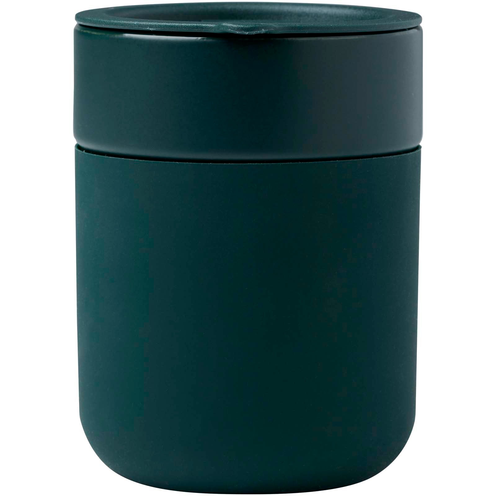 Java 330 ml Keramikbecher mit Silikonhülle und Kunststoffdeckel