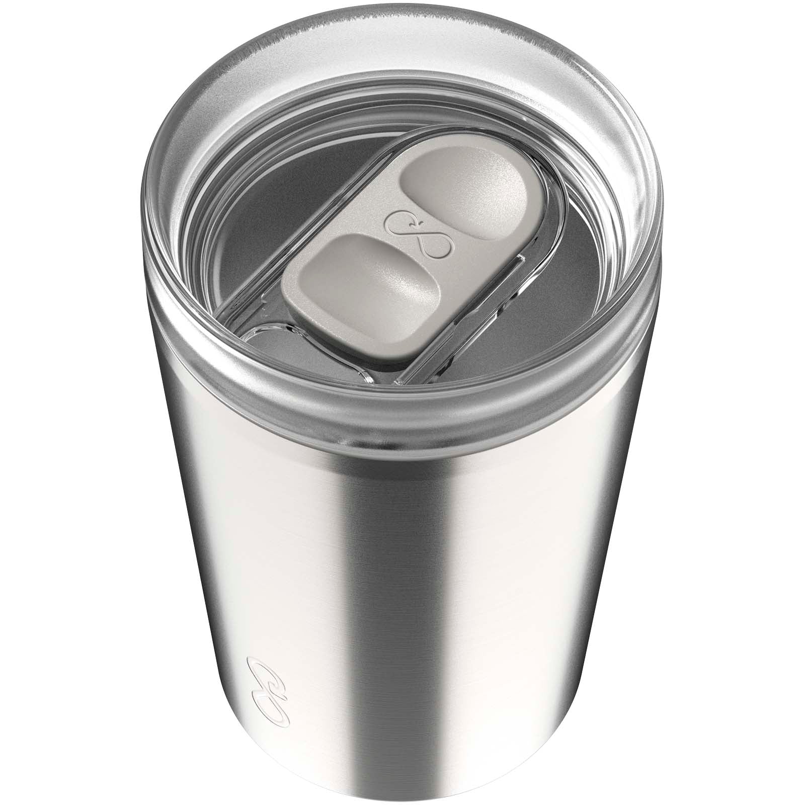 Ocean Bottle 350 ml vakuumisolierter Isolierbecher – Edelstahl Grau