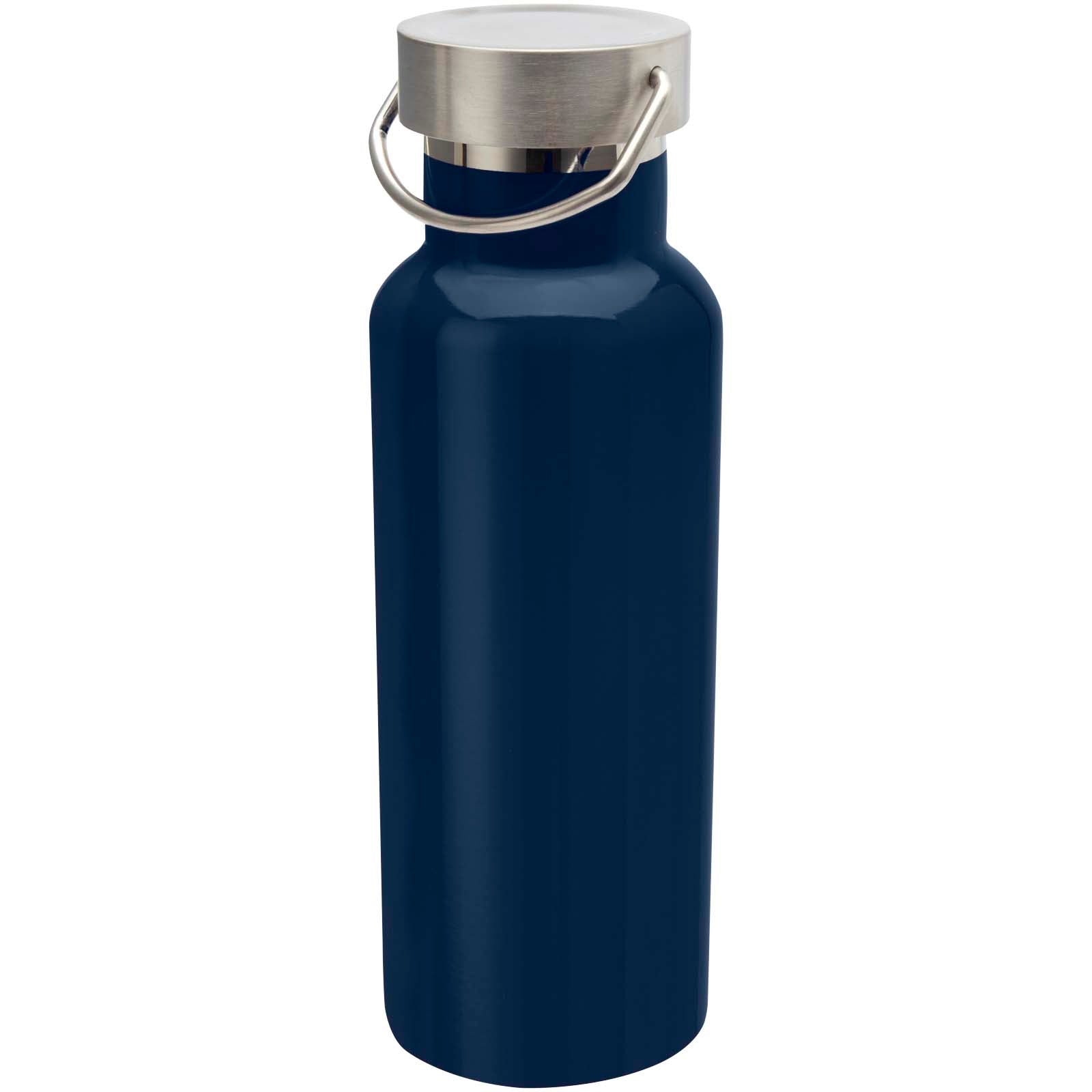 Thor 500 ml RCS-zertifizierte Trinkflasche aus Edelstahl – Navy