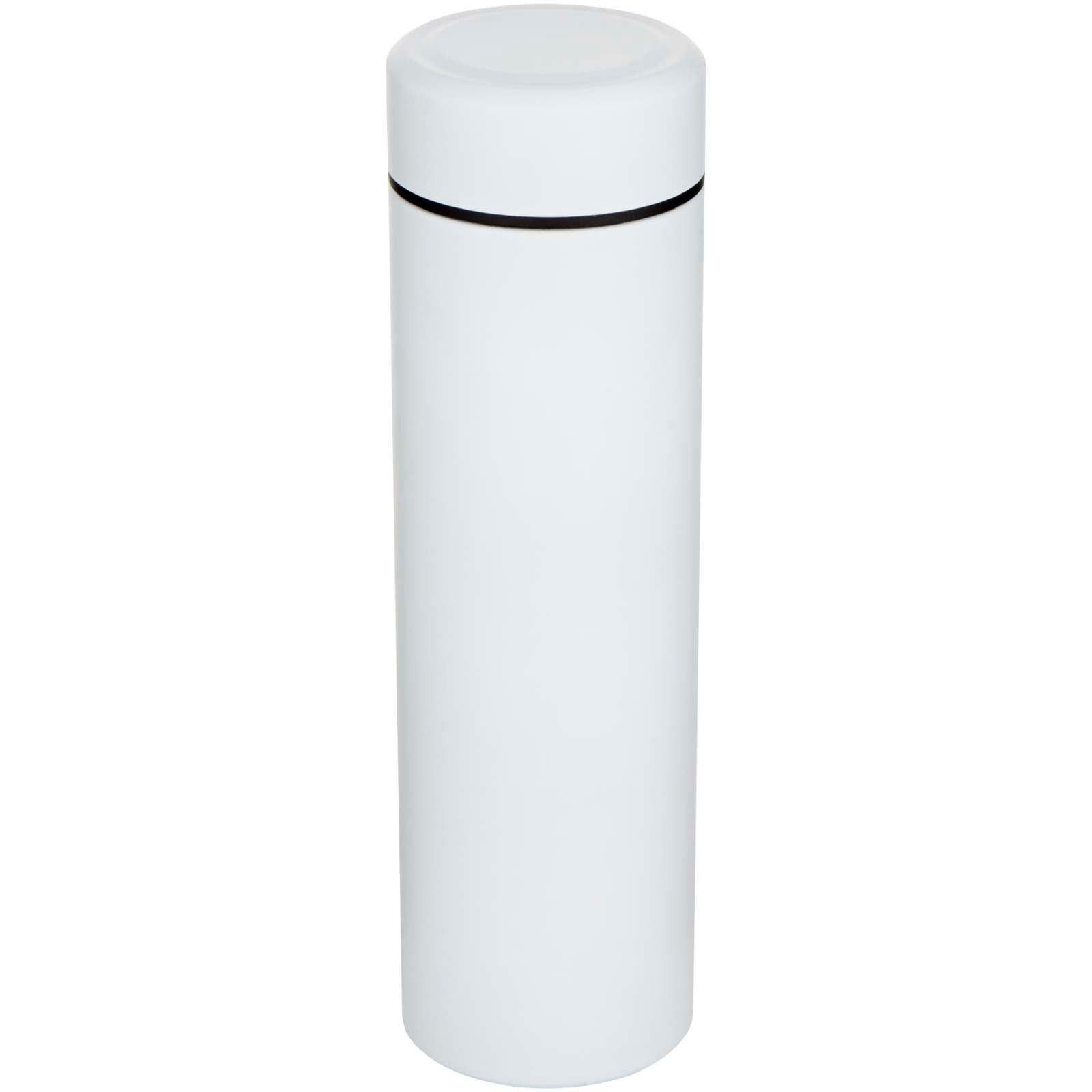 Taylor 450 ml Doppelwand Isolierflasche aus Edelstahl mit Teesieb – Weiss