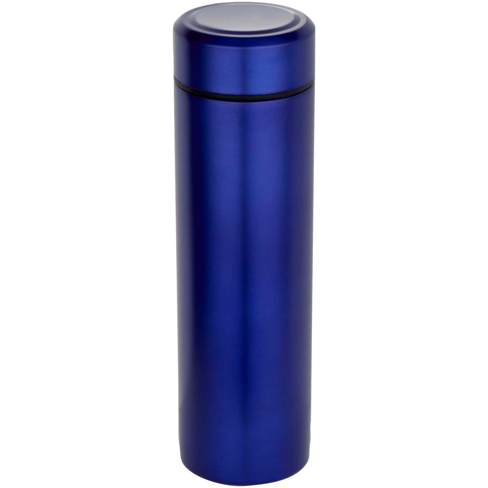 Taylor 450 ml Doppelwand Isolierflasche aus Edelstahl mit Teesieb – Blau