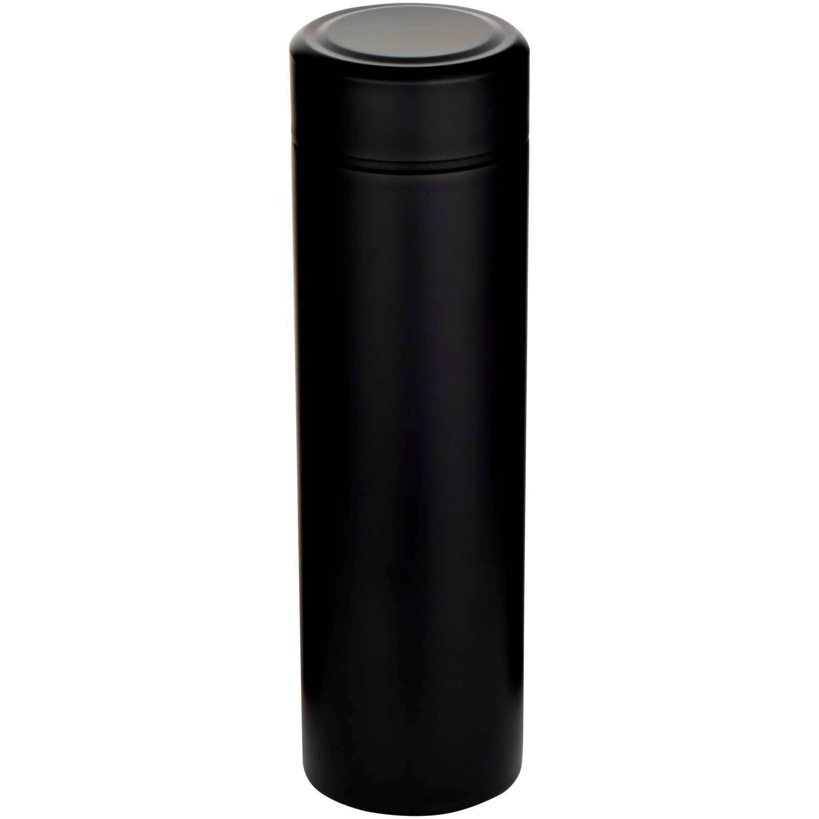 Taylor 450 ml Doppelwand Isolierflasche aus Edelstahl mit Teesieb – Schwarz