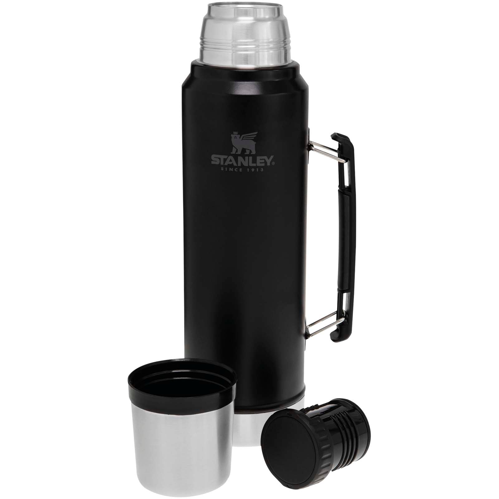 Stanley 1000 ml Classic Legendary Isolierflasche – Mattschwarz