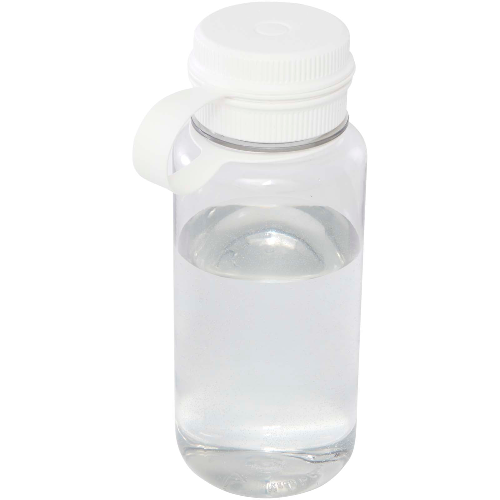Ryder 900 ml RCS-zertifizierte RPET-Sportflasche mit Multifunktionsdeckel – Weiss