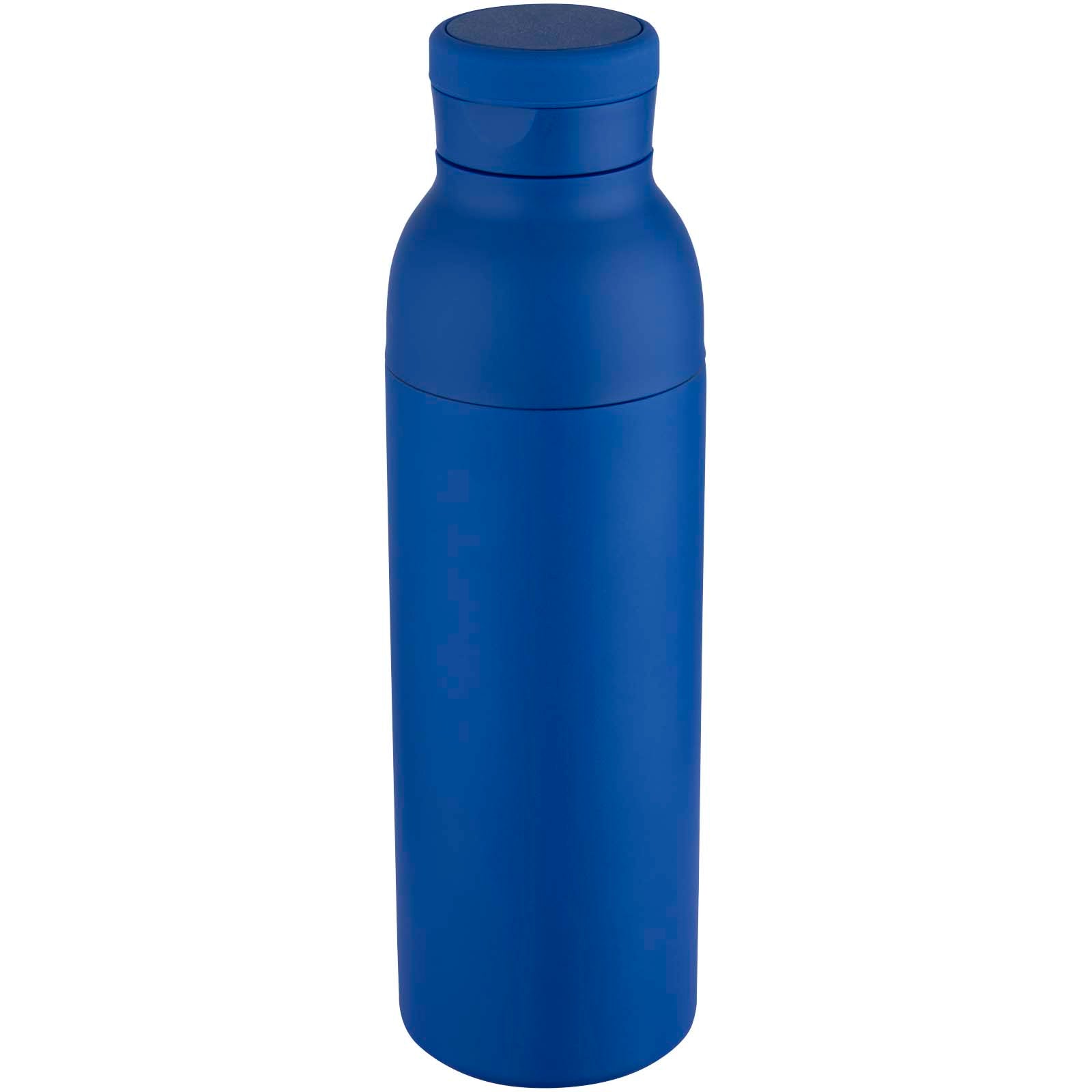 Illuminate 650 ml RCS doppelwandige Isolierflasche aus recyceltem Edelstahl – Royalblau