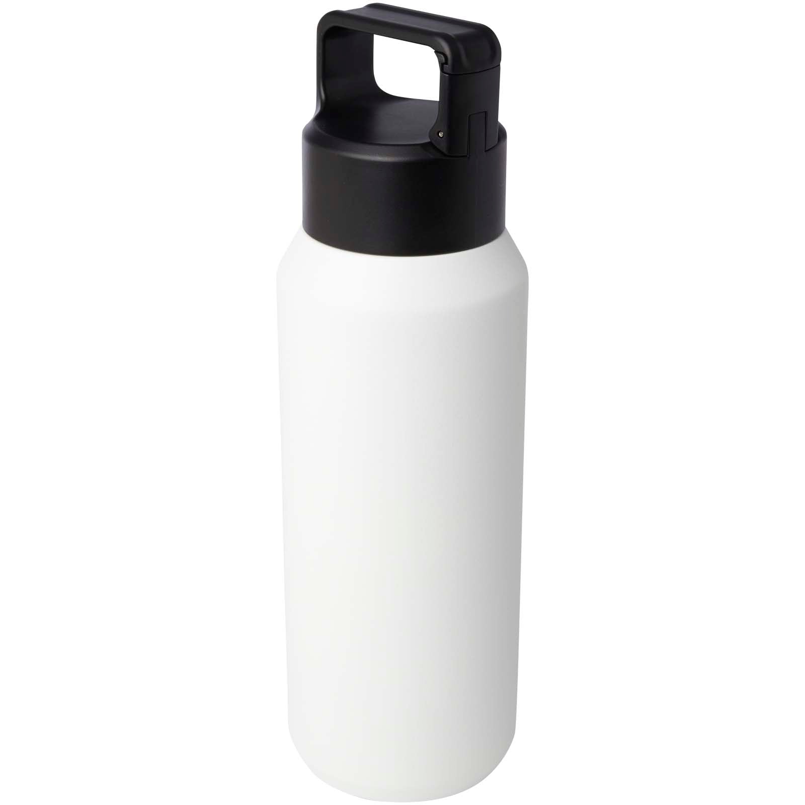 Astra 600 ml RCS-zertifizierte Kupfer-Vakuum Isolierflasche aus recyceltem Edelstahl (Kohlensäure geeignet) – Weiss