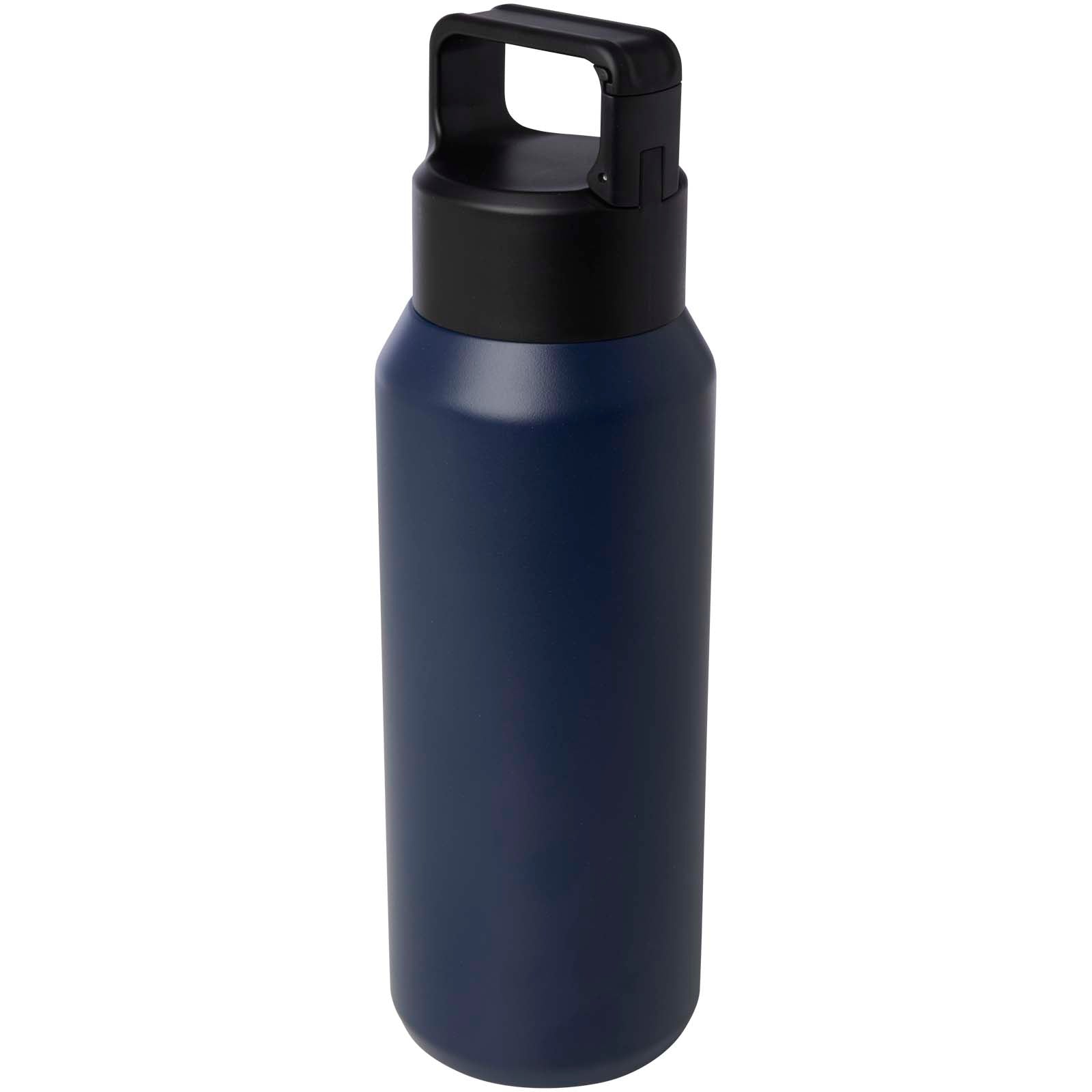 Astra 600 ml RCS-zertifizierte Kupfer-Vakuum Isolierflasche aus recyceltem Edelstahl (Kohlensäure geeignet) – Navy