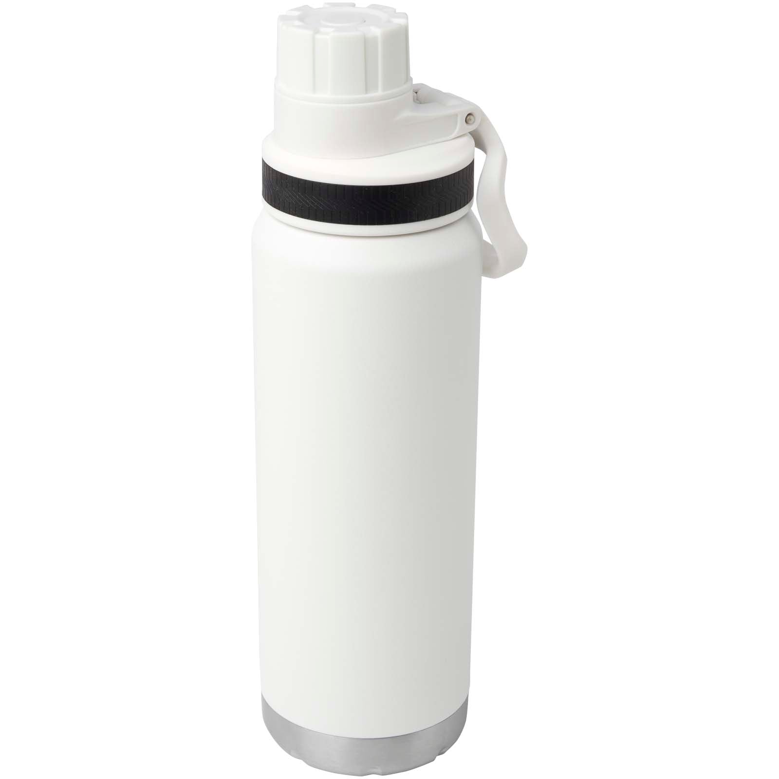 Fortis 700 ml RCS-zertifizierte Kupfer-Vakuum Isolierflasche aus recyceltem Edelstahl (Kohlensäure geeignet) – Weiss
