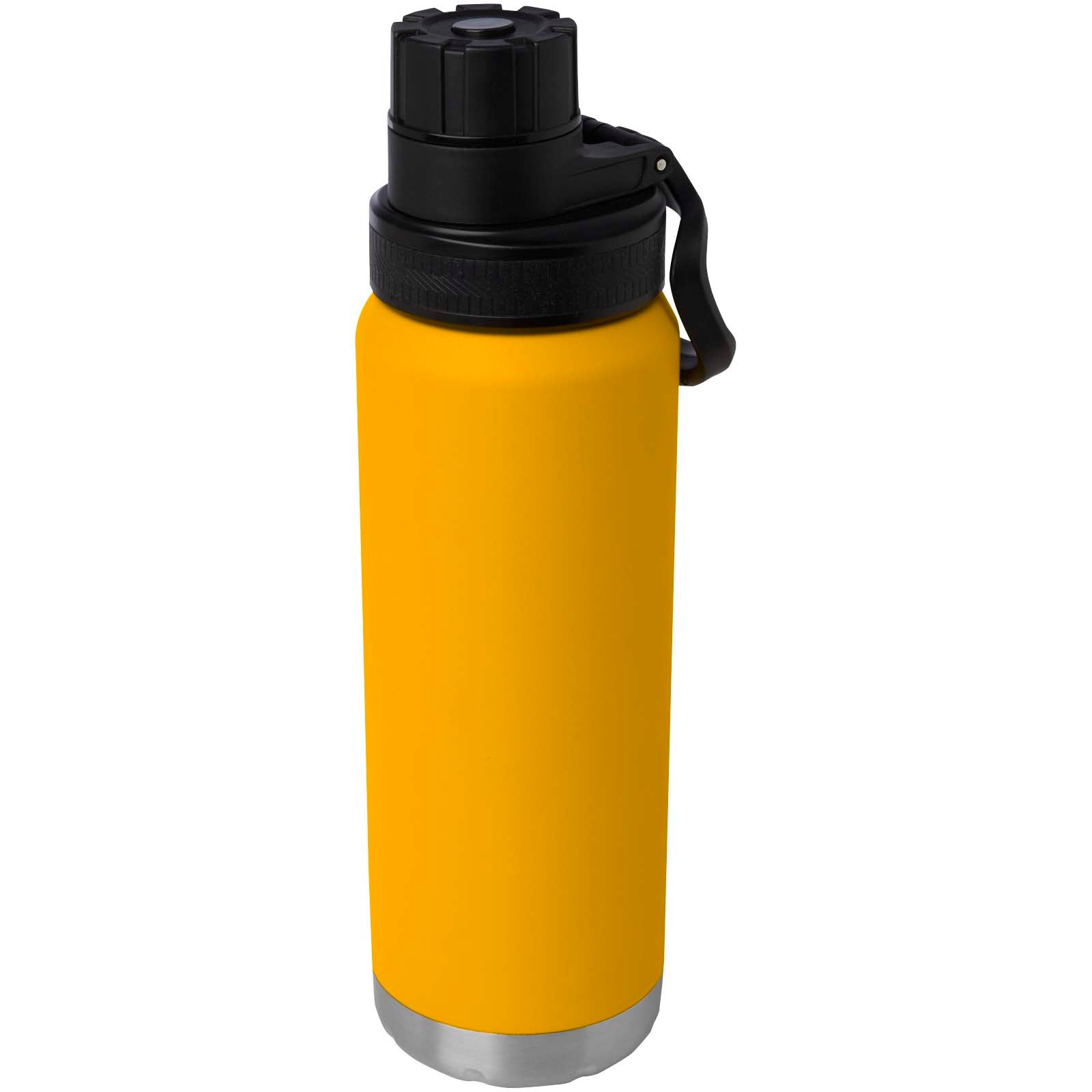 Fortis 700 ml RCS-zertifizierte Kupfer-Vakuum Isolierflasche aus recyceltem Edelstahl (Kohlensäure geeignet) – Ocker