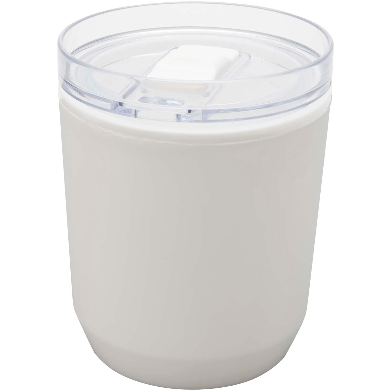 Hudson 180 ml doppelwandiger Becher aus recyceltem Kunststoff