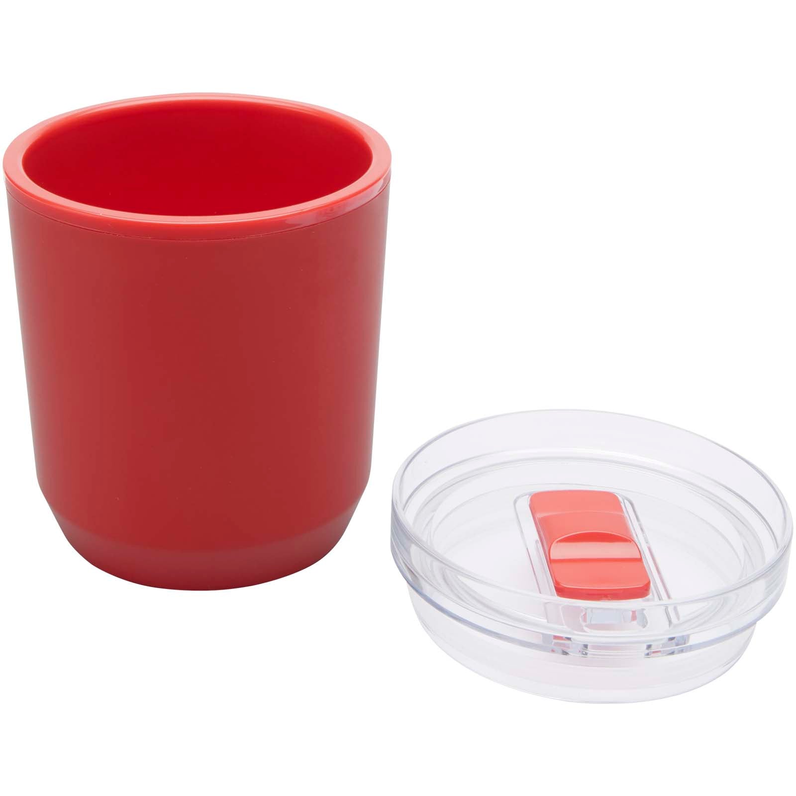 Hudson 180 ml doppelwandiger Becher aus recyceltem Kunststoff