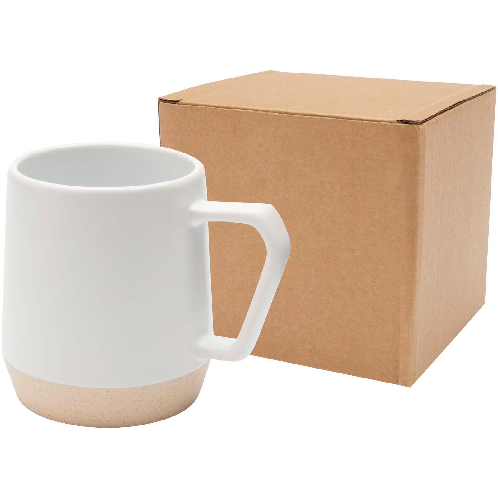 Dolce  300 ml matte Keramiktasse – Weiss