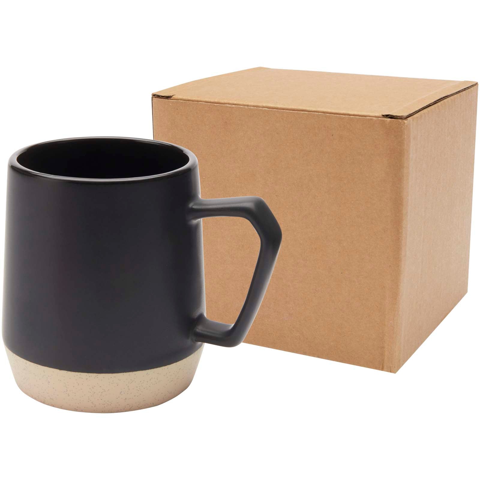 Dolce  300 ml matte Keramiktasse – Schwarz