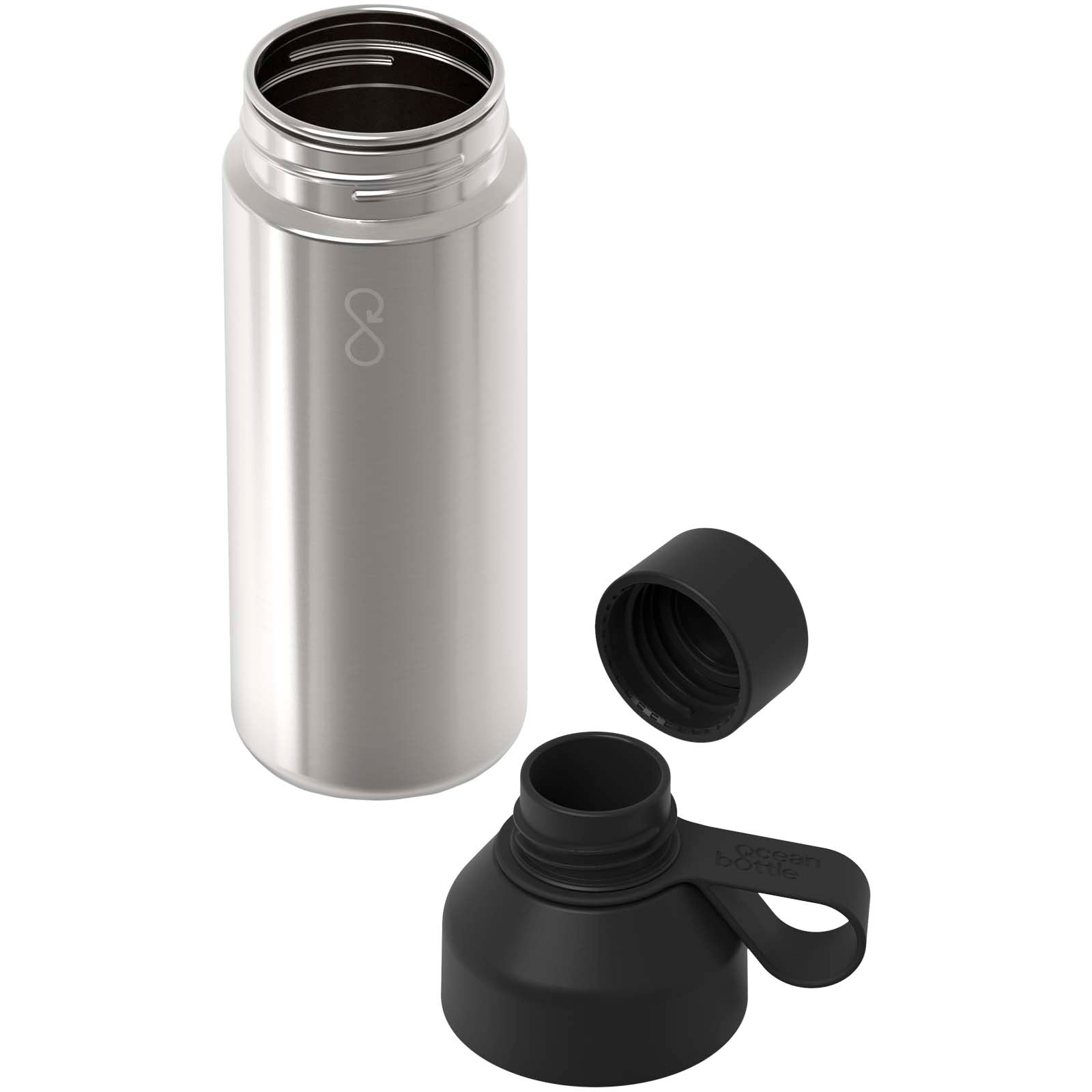 Ocean Bottle Lite 620 ml Flasche – Schwarz