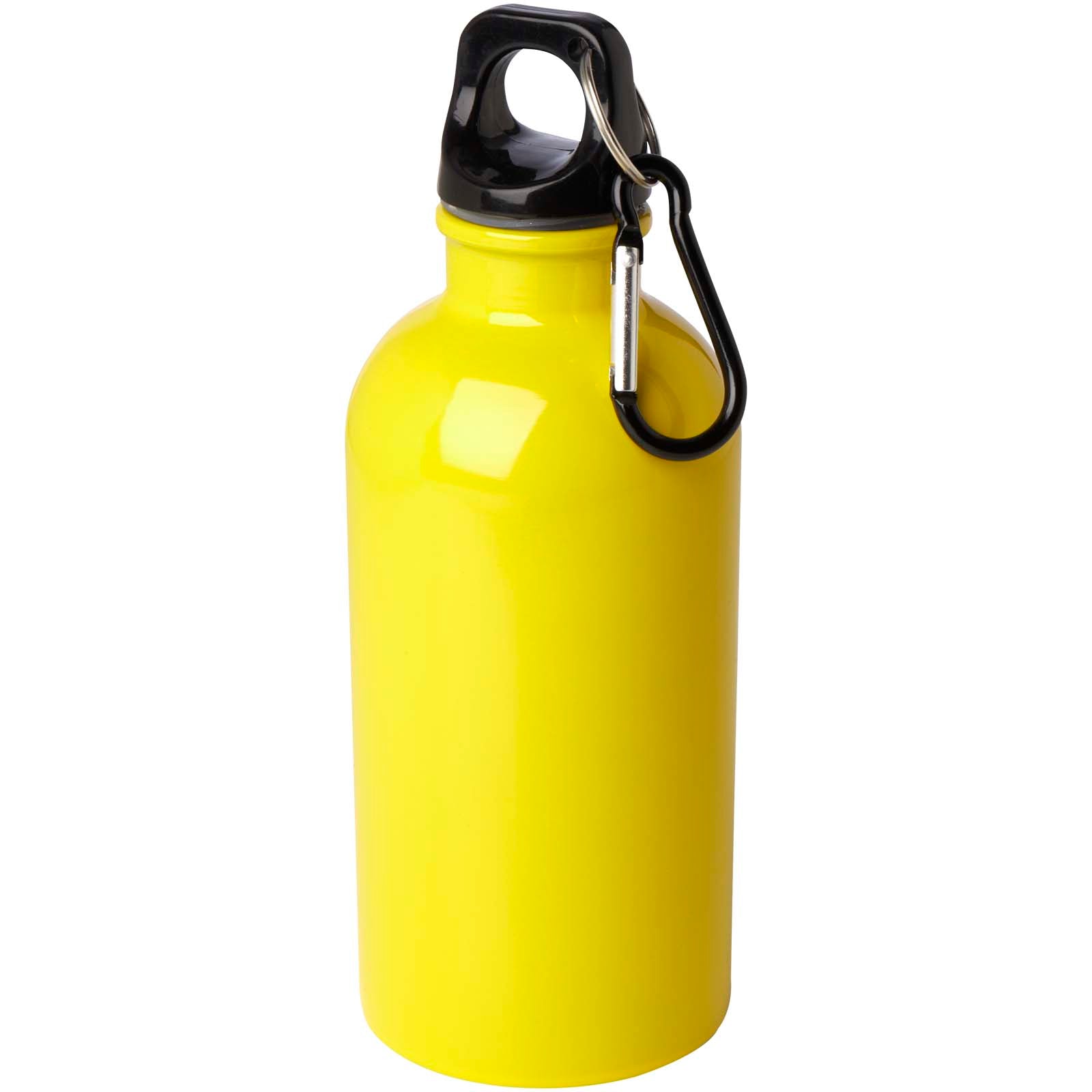 Oregon 400 ml RCS-zertifizierte, einwandige Trinkflasche aus Edelstahl mit Karabinerhaken – Gelb