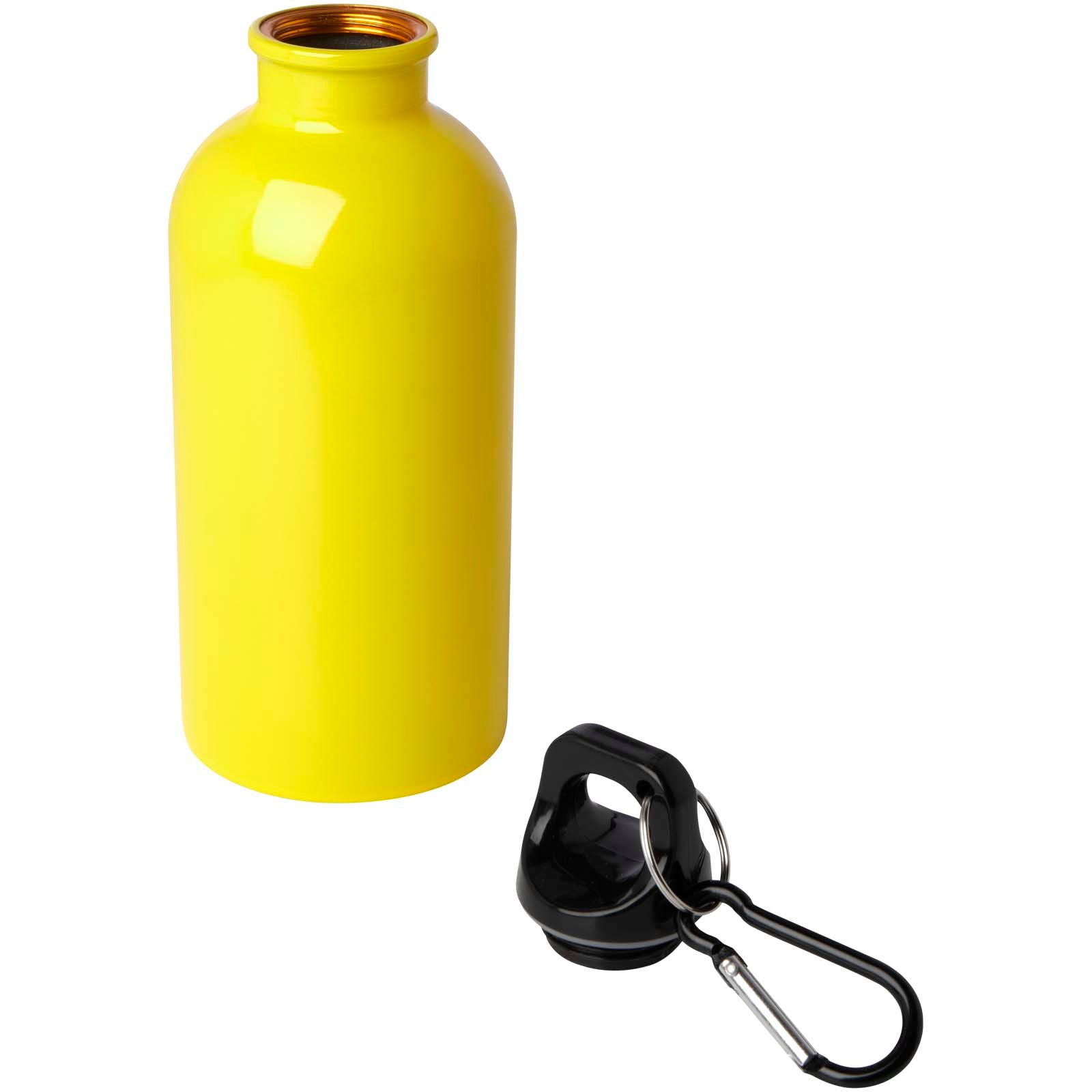Oregon 400 ml RCS-zertifizierte, einwandige Trinkflasche aus Edelstahl mit Karabinerhaken