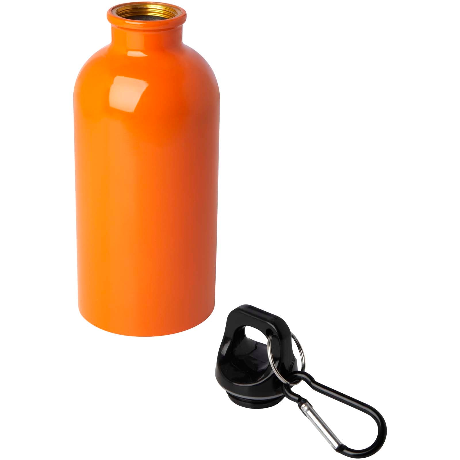 Oregon 400 ml RCS-zertifizierte, einwandige Trinkflasche aus Edelstahl mit Karabinerhaken